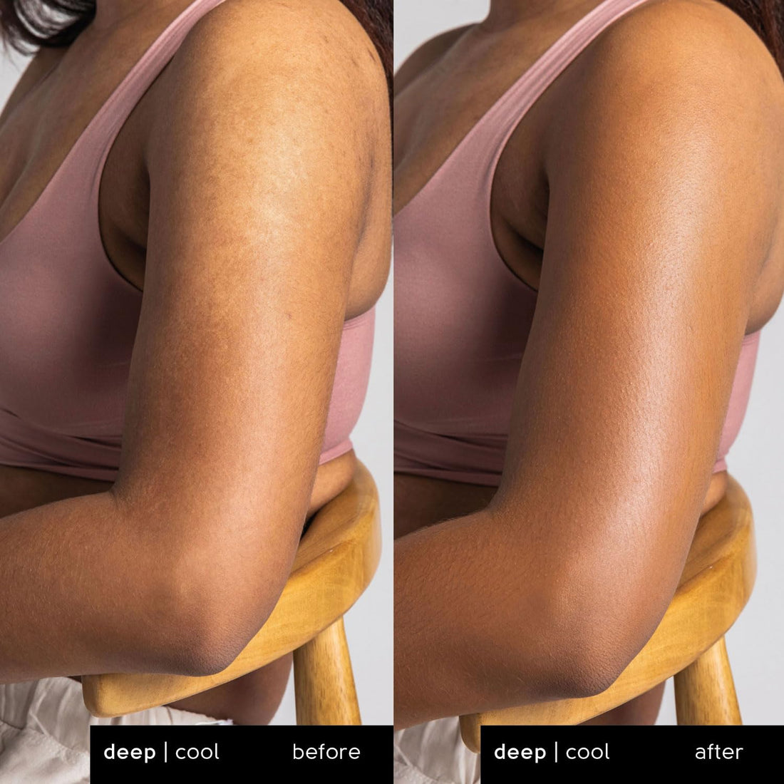Tinge Body Makeup, wasser- und wischfest, mittlere Deckkraft, hält bis zu 48 Stunden, für alle Hauttypen, parfümfrei, vegan, hergestellt in den USA, 100 ml – Fair Warm
