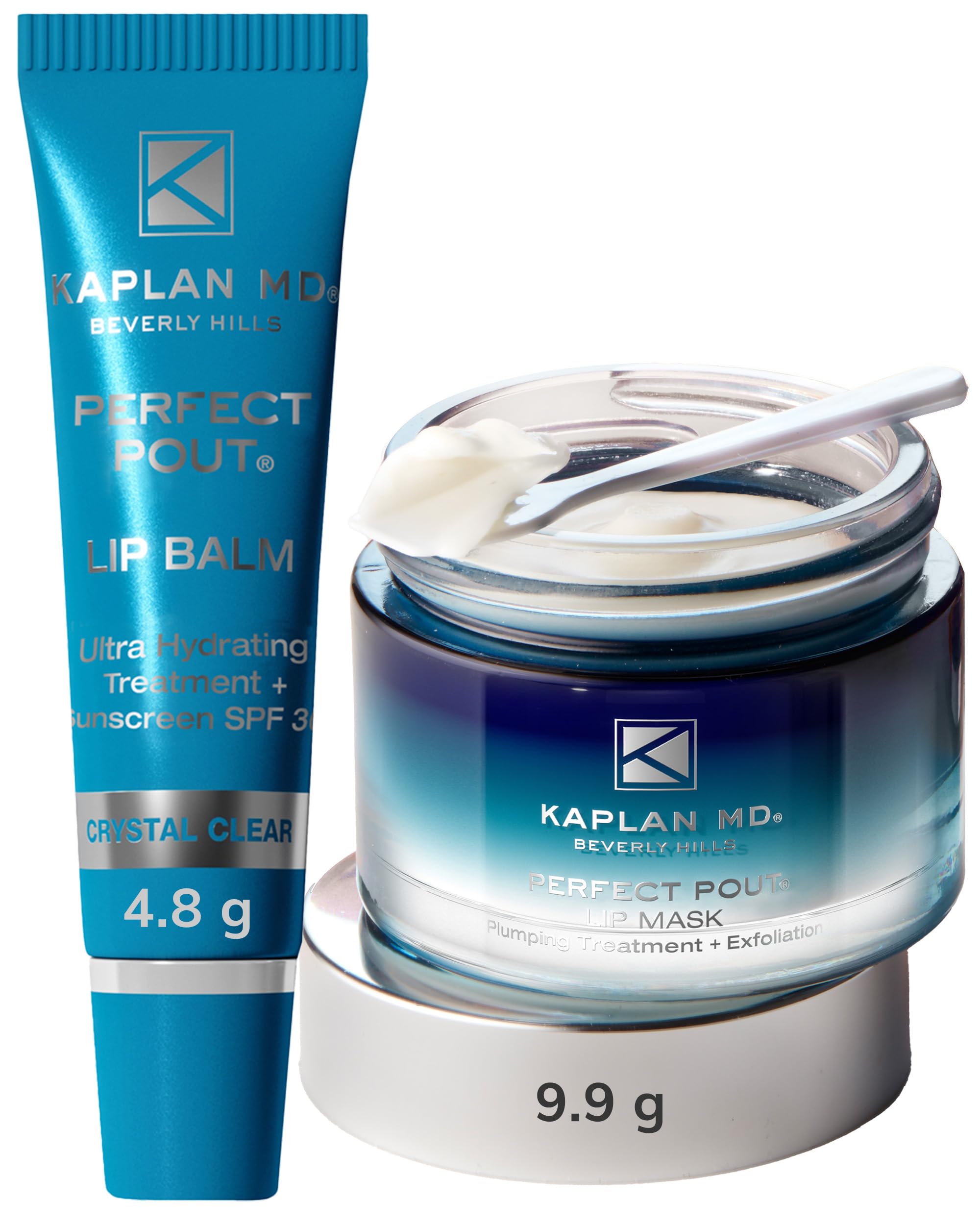 Perfect Pout Duo - Mini Lip Mask + Lip Balm Set (Pink Peony) Halalzen
