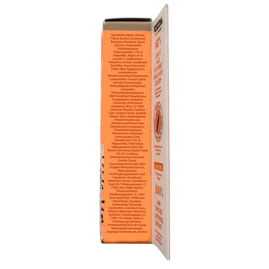 Grande Cosmetics GrandeBROW 2-in-1 Tinted Brow Gel + Brow Enhancing Serum for Thicker & Darker-Looking Eyebrows, Shape & Fill Brows, Long Wear, with Castor Oil & Mini Fibers