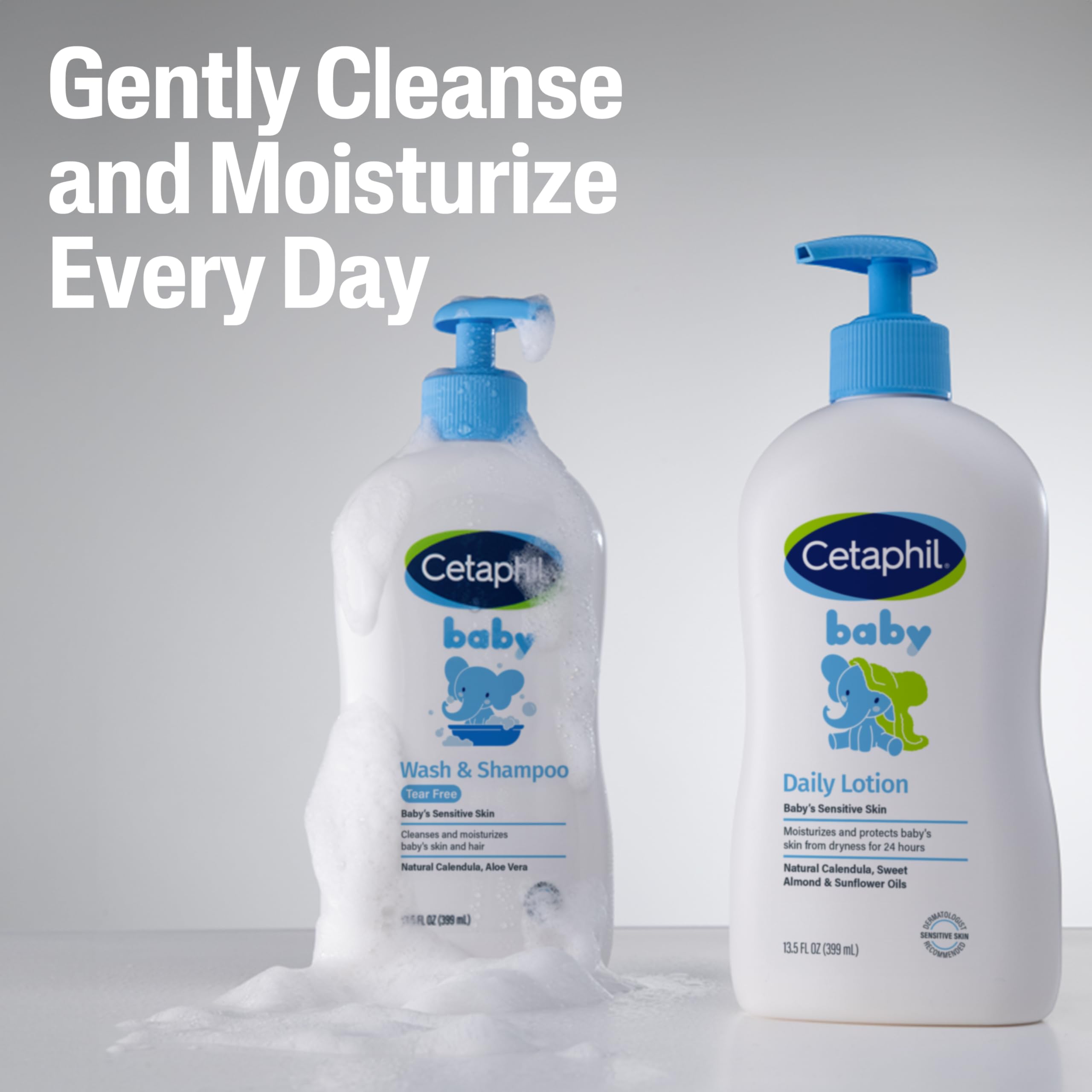 Cetaphil Baby Daily Lotion with Organic Calendula |Vitamin E | Sweet Almond & Sunflower Oils |13.5 Fl. Oz Halalzen