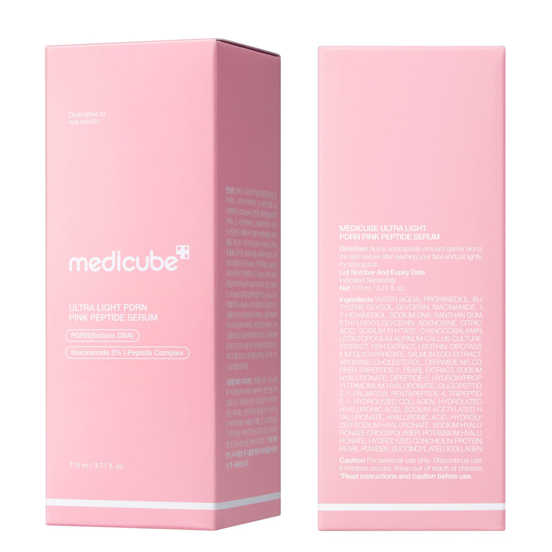 medicube PDRN Pink Peptide Serum with Salmon DNA | Pink Glow Serum with Peptides & Niacinamide for Hydration & Firm-Looking Skin | Uneven Tone Care | Korean Skincare, 1.01 fl. Oz Halalzen