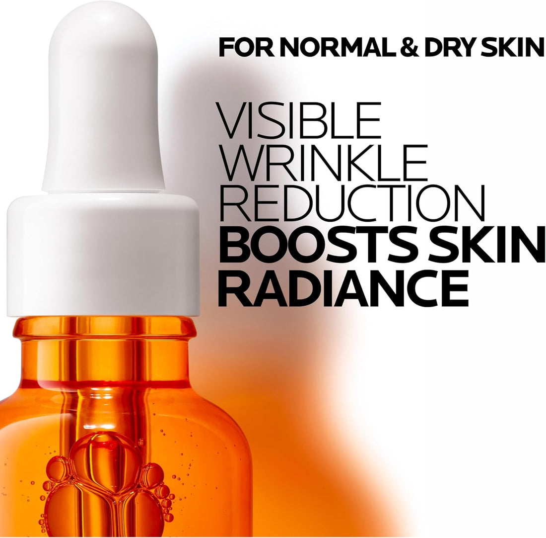 La Roche-Posay Pure Vitamin C12 Serum, Anti-Wrinkle Radiance Restoring Face Serum, 12% Pure Vitamin C, Salicylic Acid, Neurosensine, For Sensitive Skin, 30ml Halalzen