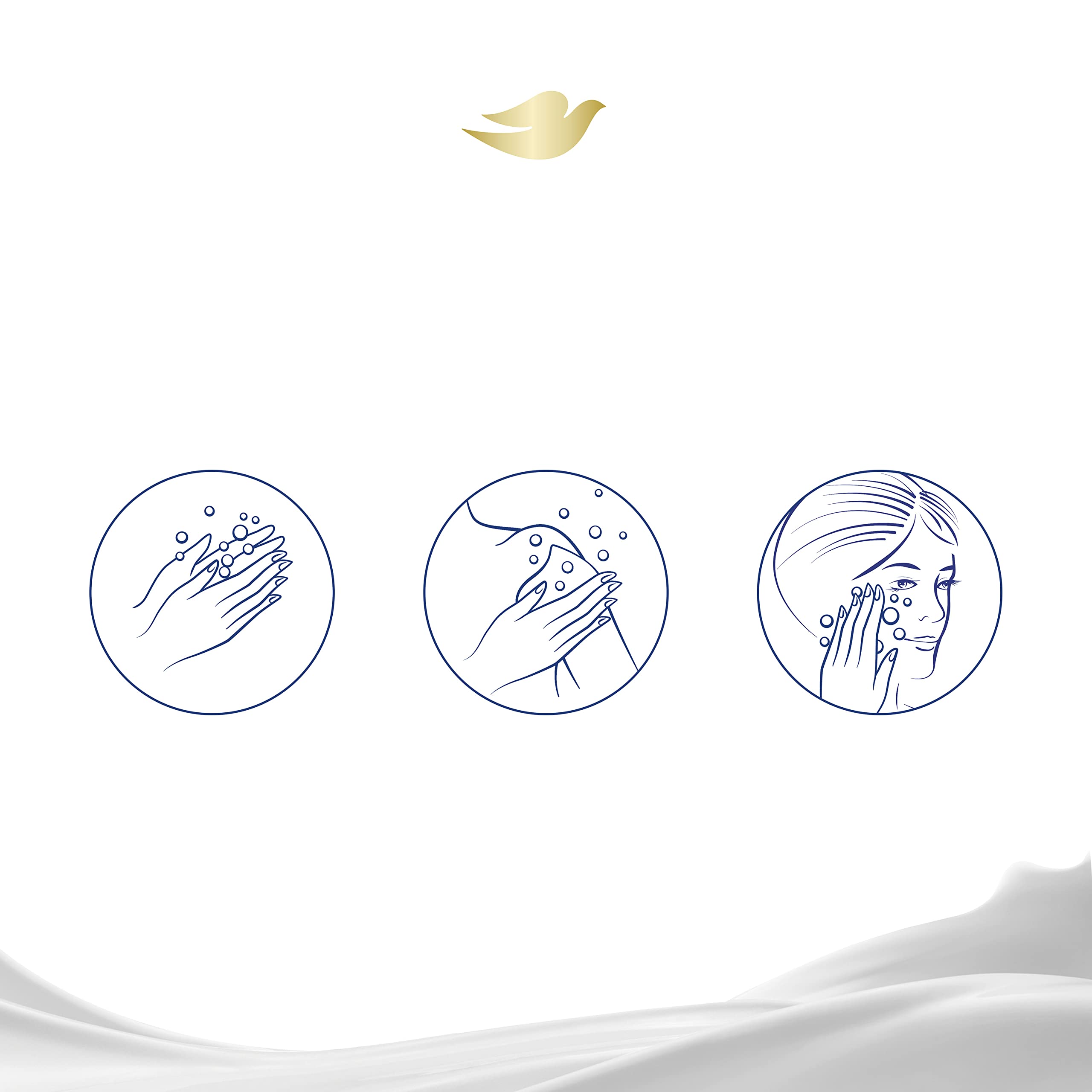 Dove Beauty Bar Soap Shea Butter, 8 Bars for Nourished, Radiant Skin, Enriches Skin 3.75 oz