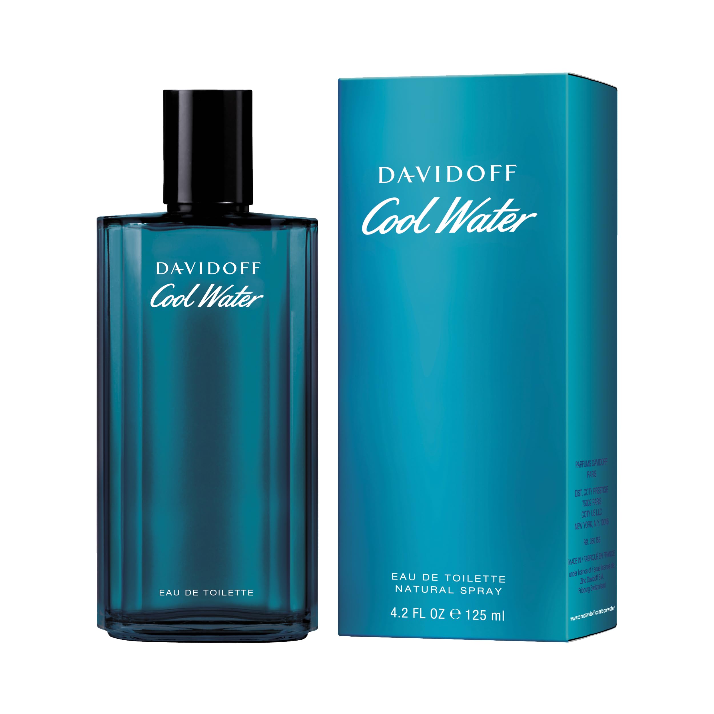 DAVIDOFF Cool Water - Eau de Toilette for Him - Aromatic Fragrance with Notes of Coriander, Mint, Lavender and Amber - Medium Longevity