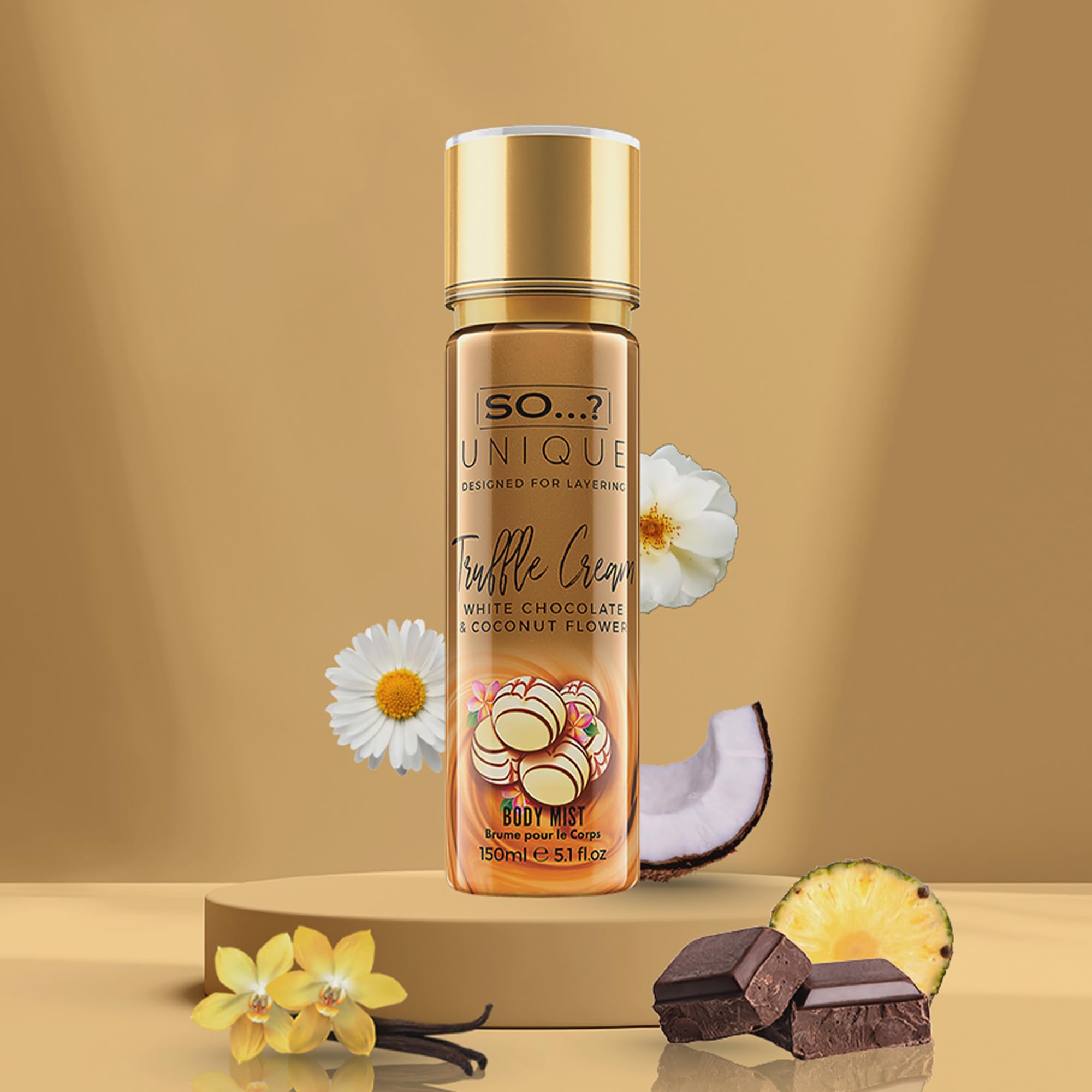 So…? Unique Womens Truffle Cream Body Mist Fragrance Sray 150ml Halalzen
