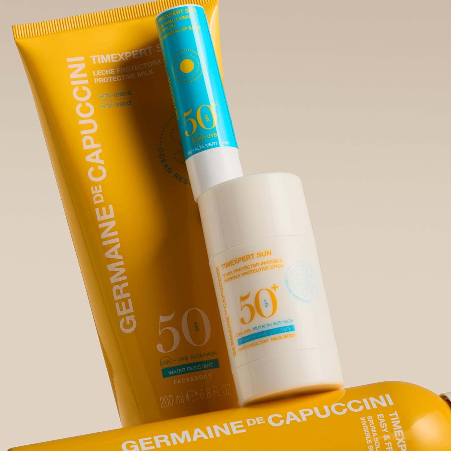Germaine de Capuccini - Timexpert Sun | Essential Lip Balm SPF50+ - Lip Sun Balm - UVA/UVB Protection - Hydration and Comfort - 4.5 g