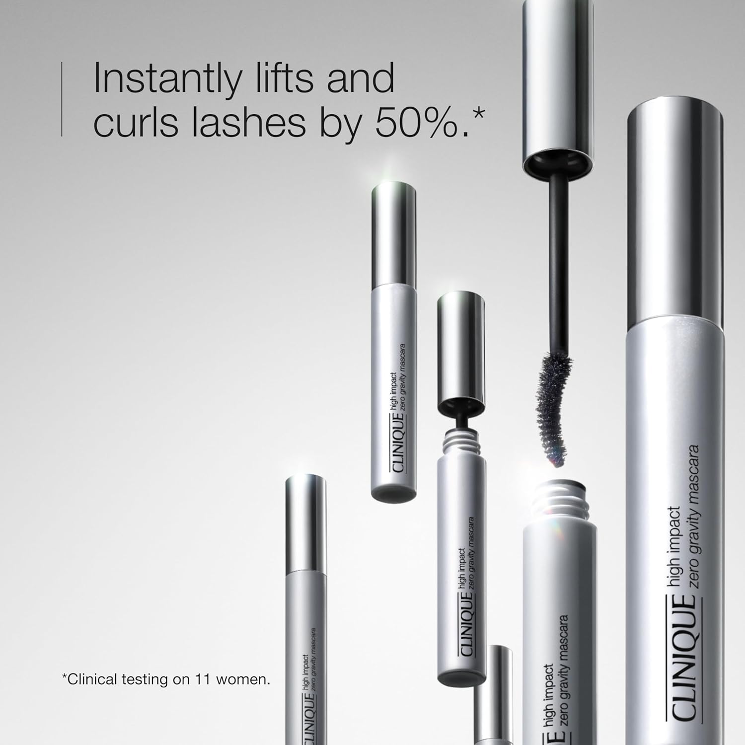 Clinique High Impact Zero Gravity Tubing Mascara | Curling, Smudge Resistant + Non-Flaking Halalzen