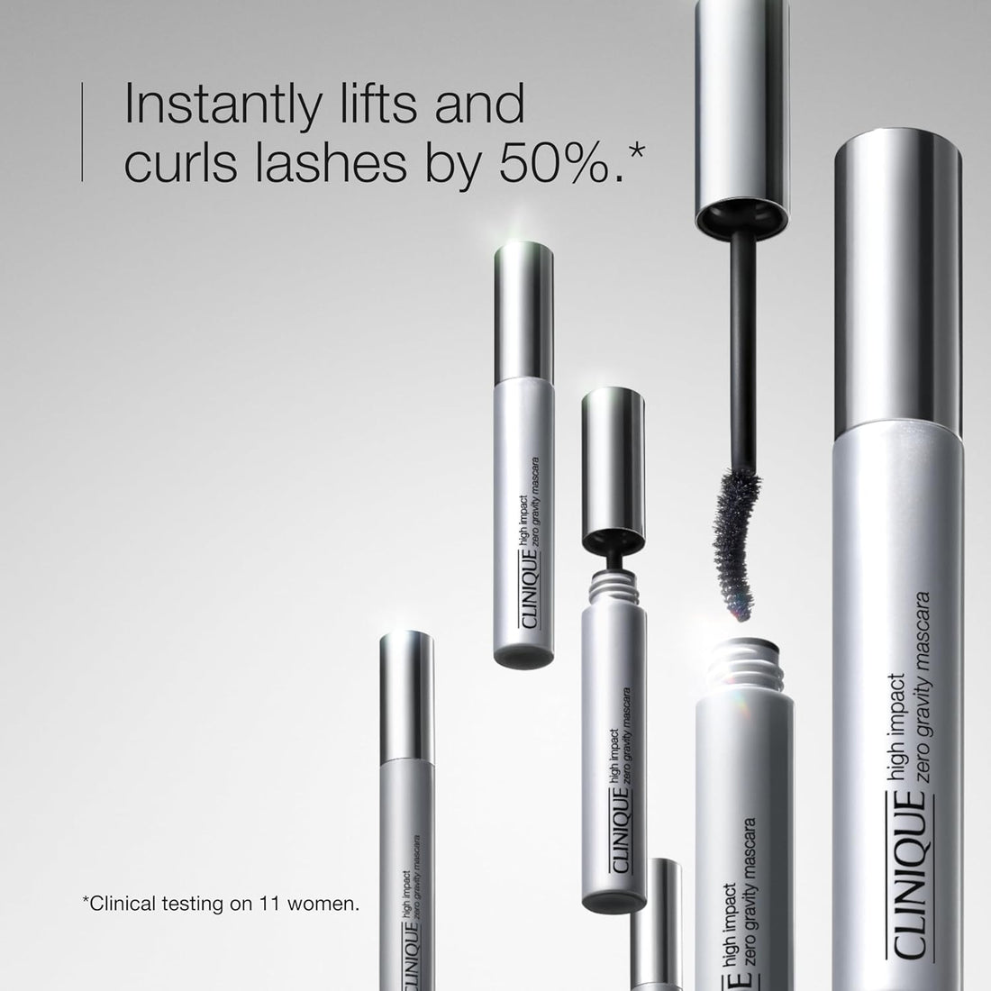 Clinique High Impact Zero Gravity Tubing Mascara | Curling, Smudge Resistant + Non-Flaking Halalzen