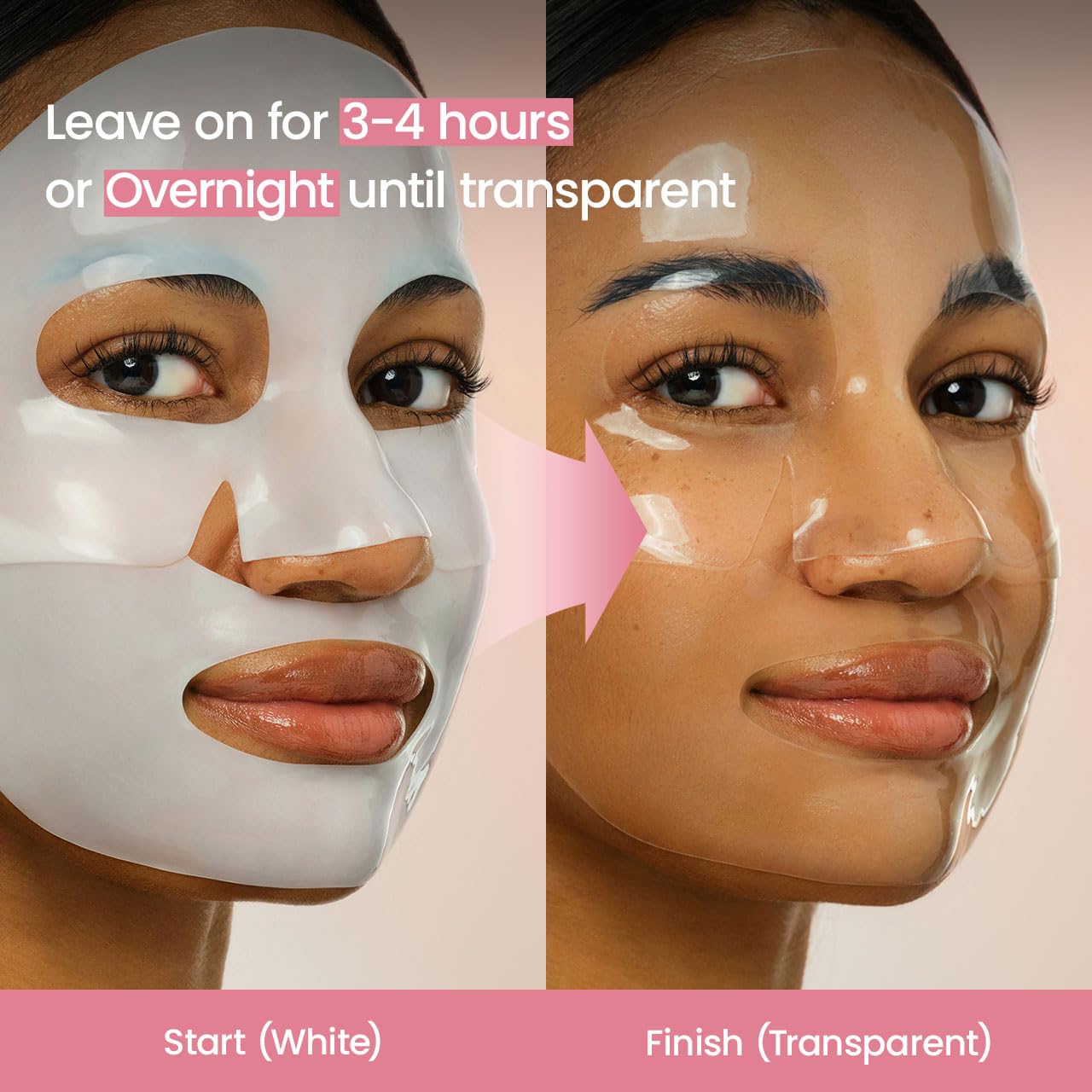 BIODANCE Hydro Cera-nol Real Deep Mask, Hydrating Overnight Hydrogel Face Mask, Moisturizing, Redness Reducing, Quick Soothing, After Sun Care, Sunburn Relief, Korean Skin Care |1.19oz(34g) x4ea Halalzen