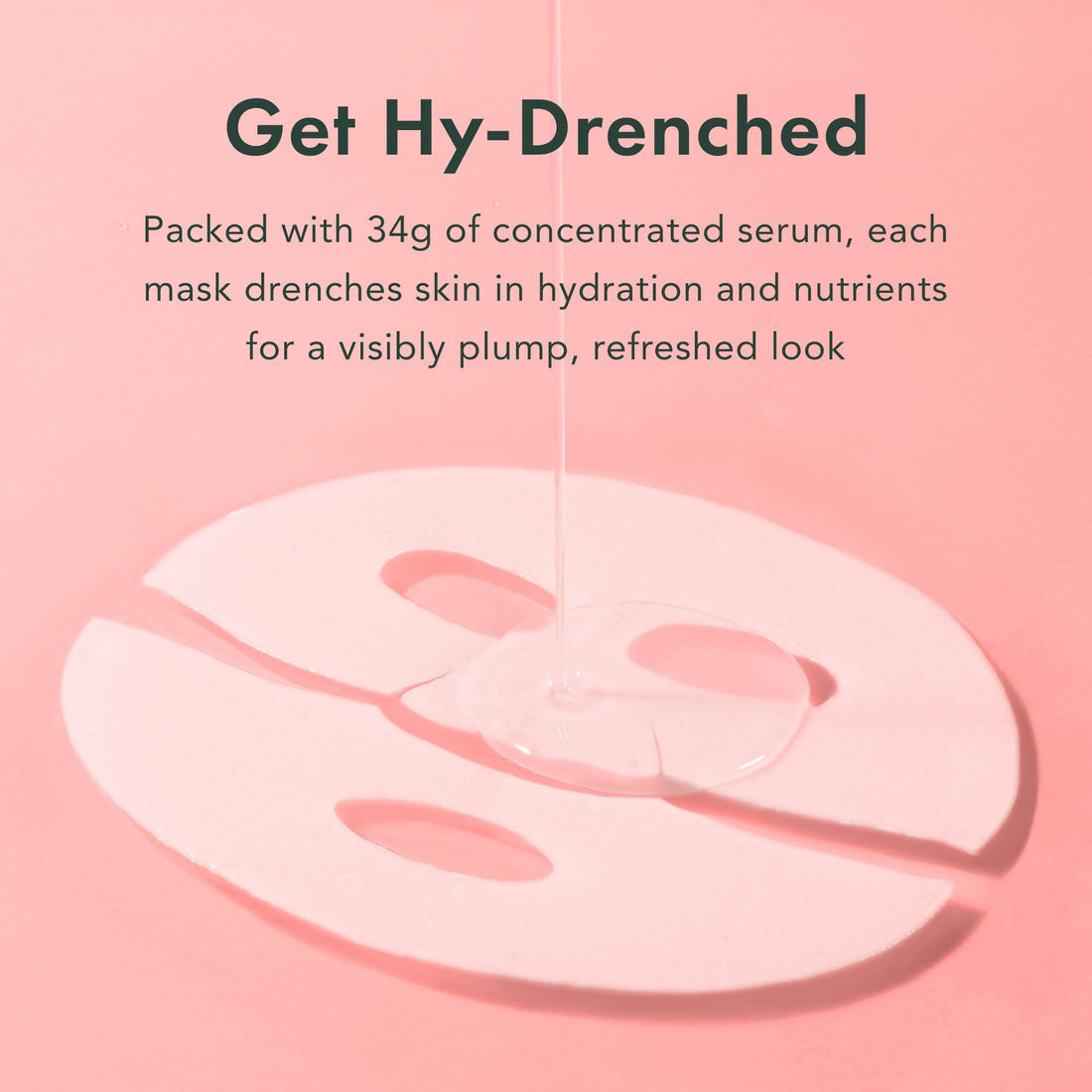 Rael Beauty Collagen + PDRN Face Masks - Korean Skincare for Glass Skin, Smoothing, Salmon PDRN & Hydrolyzed Collagen & Hyaluronic Acid, Anti-Slip Grip, Fragrance & PEGs & Cruelty Free (4 Sheets)