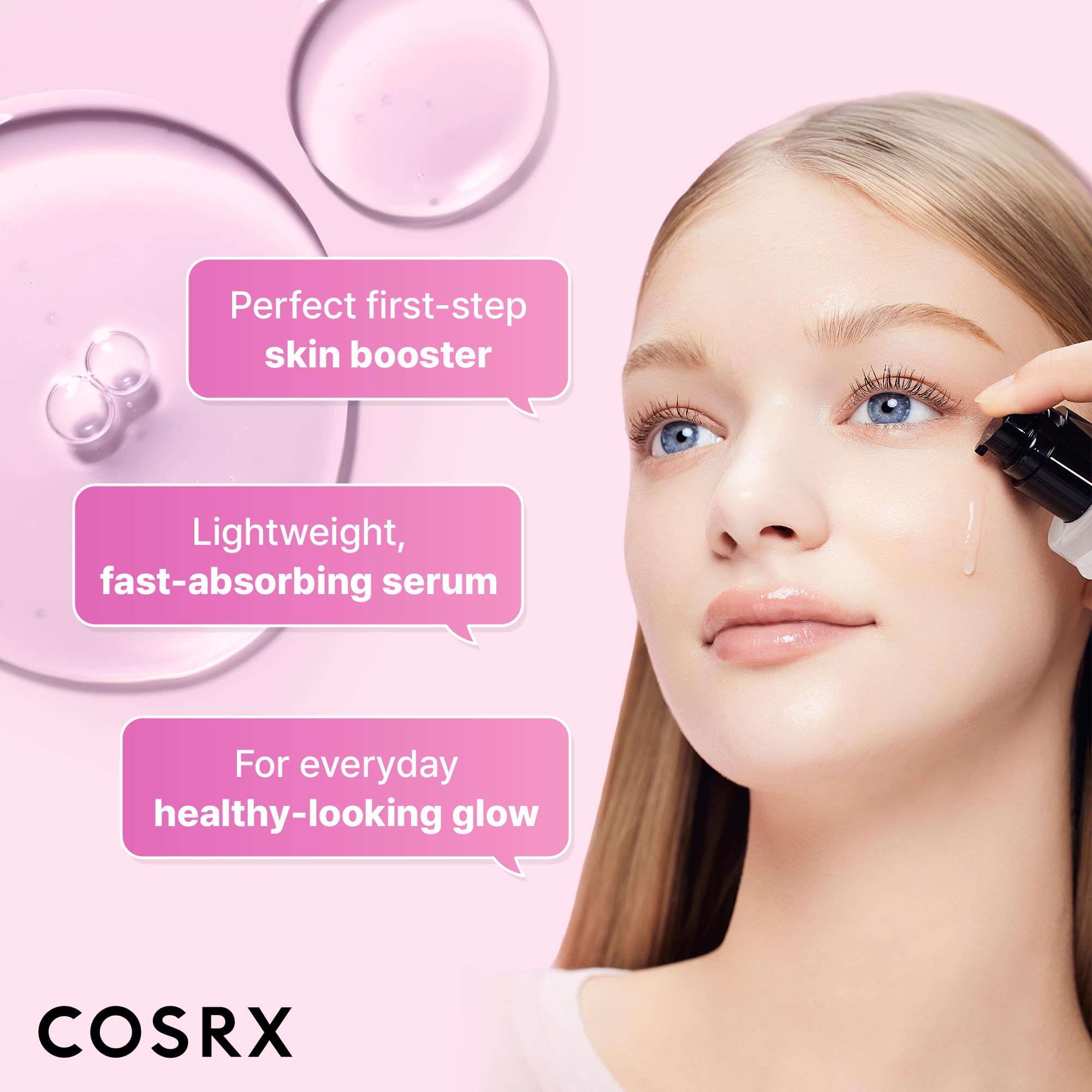 COSRX 6 Peptide Collagen Serum Face Toner with Niacinamide & Hyaluronic Acid, Hydrating & Firming Korean Essence, Anti-Wrinkle & Pore-Tightening Serum For Plump & Even Skin Tone, Korean Skincare 150ml