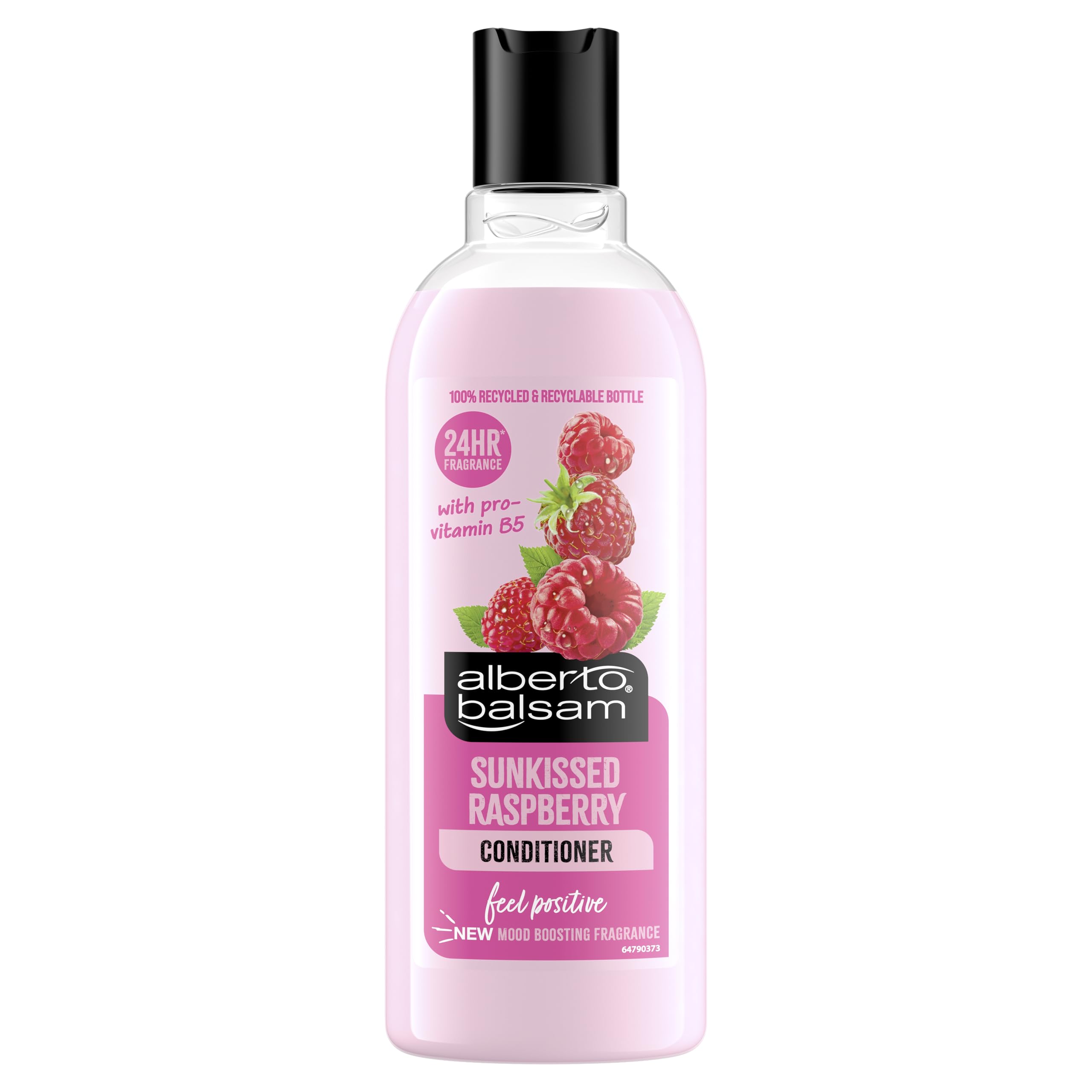Alberto Balsam Sunkissed Raspberry Conditioner, 300ml - 24HR Fragrance - Pro-Vitamin B5 - Silicone Free