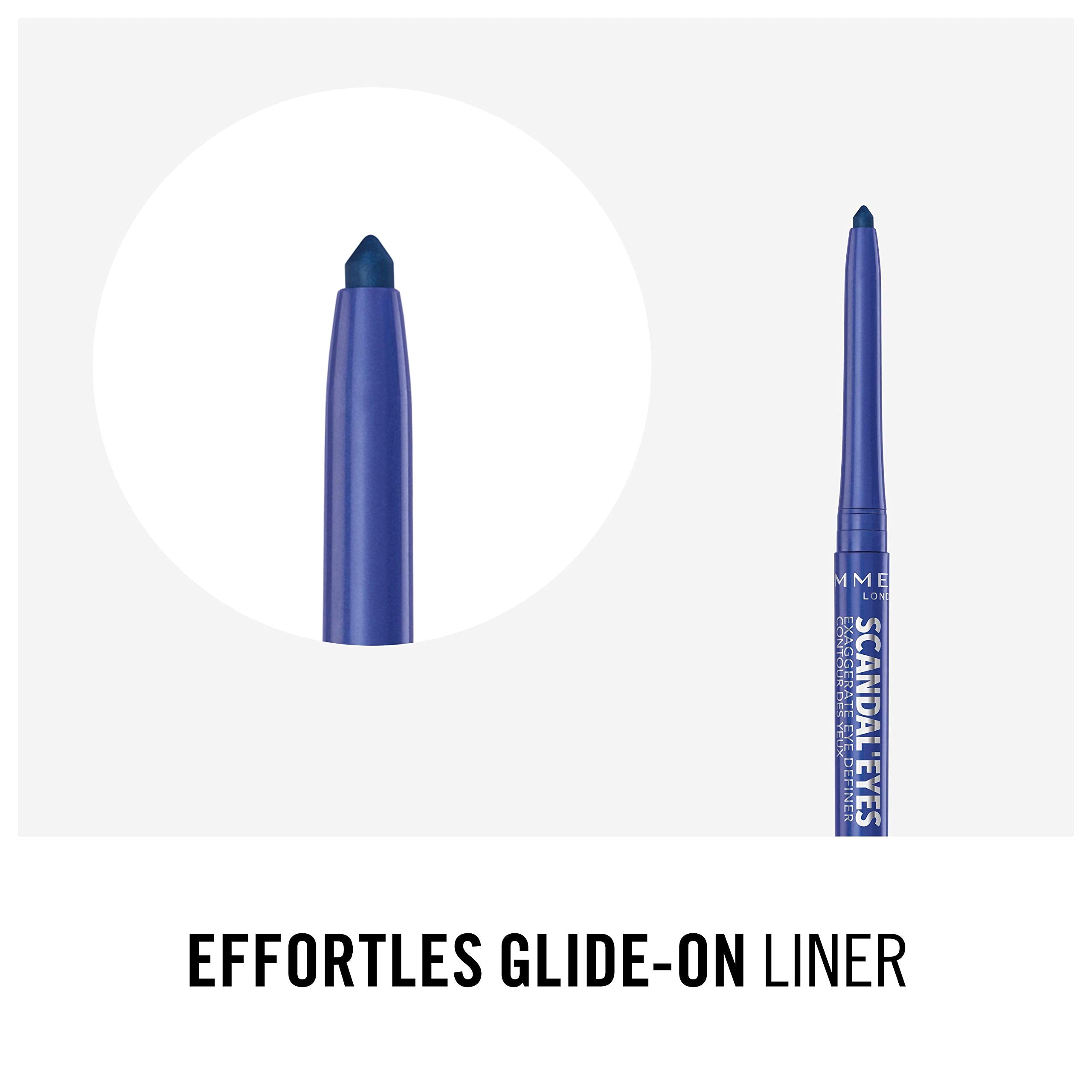 Rimmel London Scandaleyes Exaggerate Eye Definer, 001 Intense Black, 0.35g Halalzen