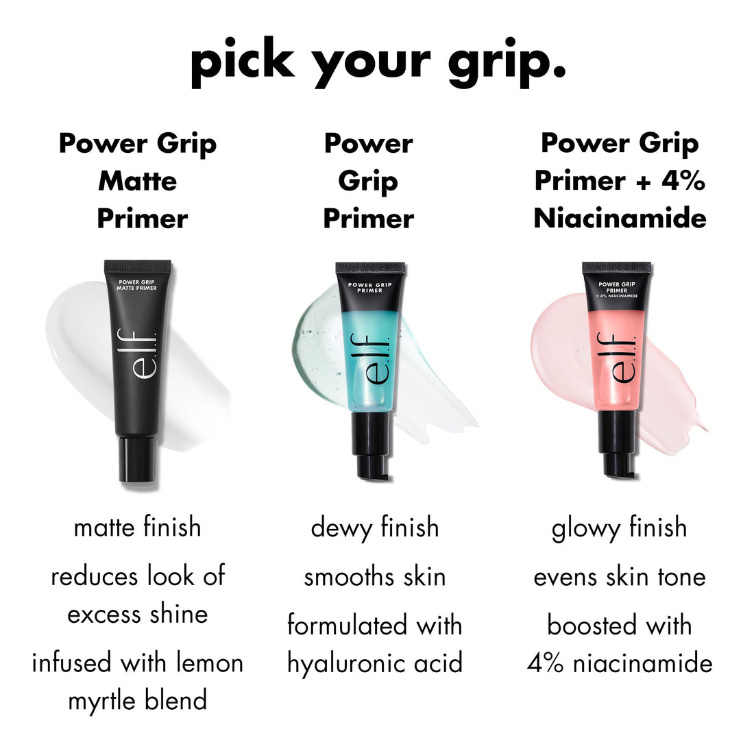 e.l.f. Power Grip Matte Primer, Matte Finish, Long-Lasting, Suitable for All Skin Types, Infused with Lemon Myrtle Blend, Vegan & Cruelty-Free Halalzen