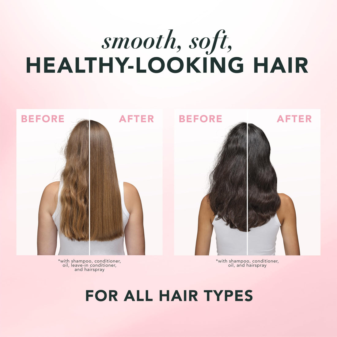 Herbal Essences Shampoo & Conditioner Set, Rose Hips - Smooth Collection, Paraben-Free, Color-Safe, Shiny Hair with Jojoba & Vitamin E, 29.2 Fl Oz Each, 2-Pack Halalzen
