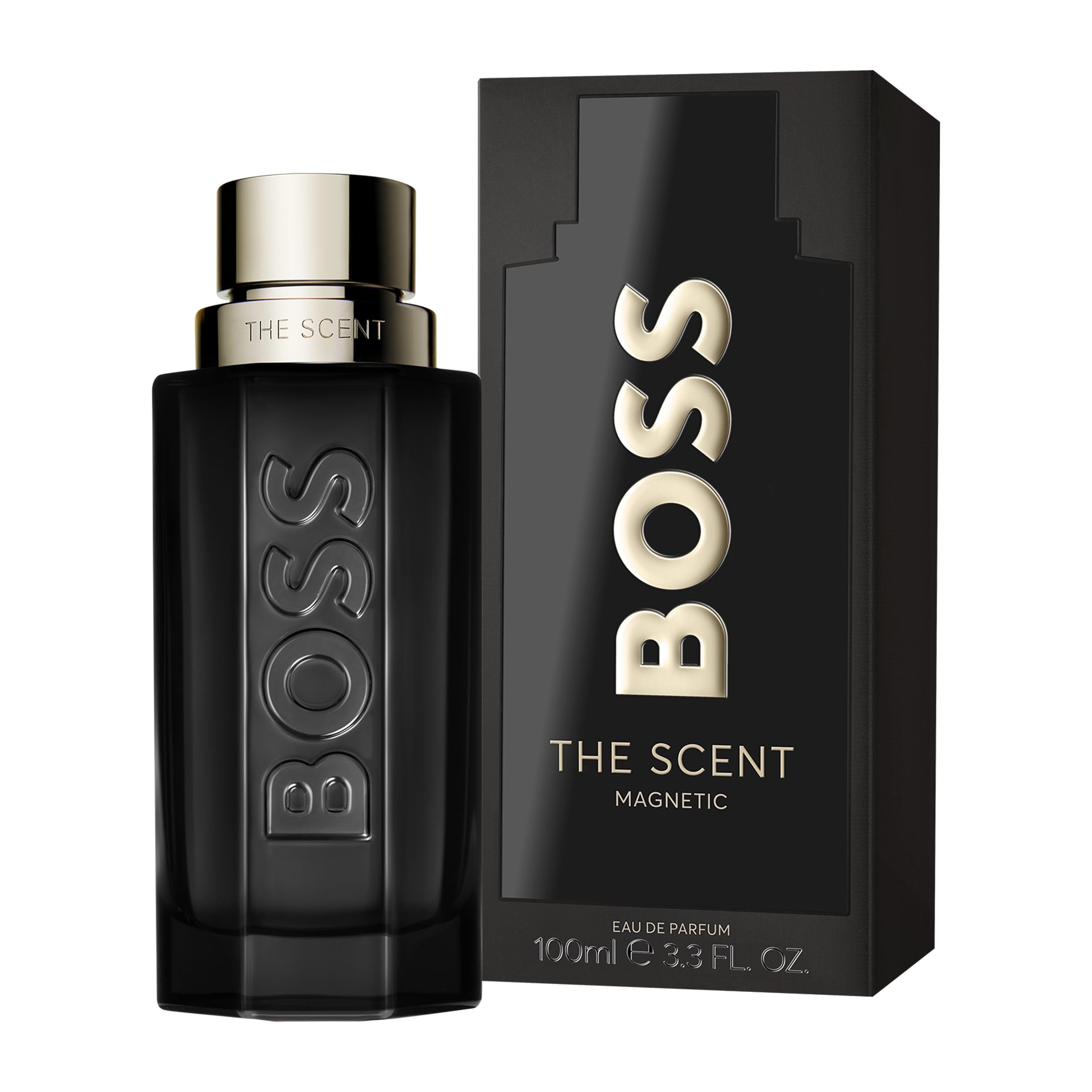 BOSS The Scent Magnetic - Eau de Parfum for Him - Ambery & Fruity Fragrance with Notes of Maninka Fruit, Bran Absolute and Vanilla - High Longevity