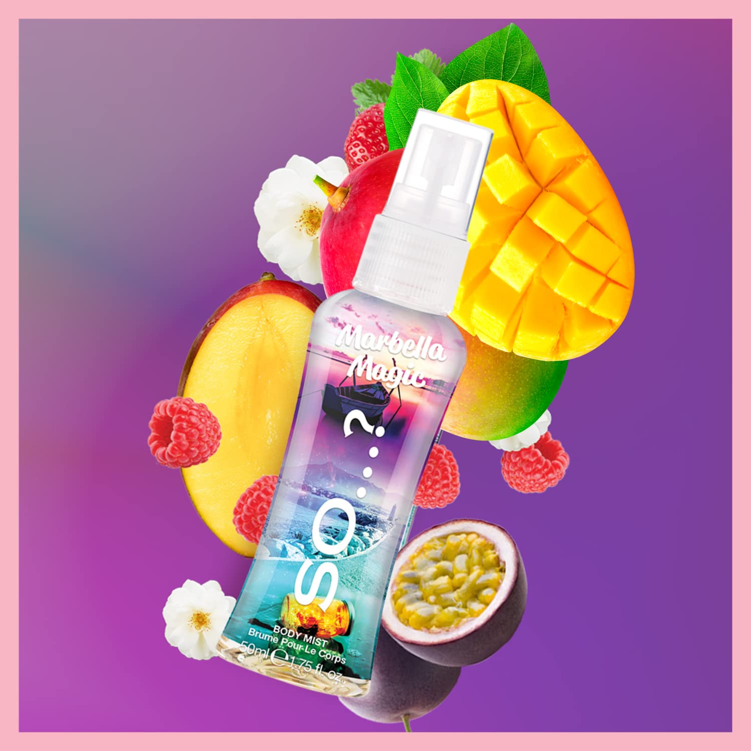 So…? Escapes Womens Gift Set, with Ibiza Dream, Bali Breeze, Mykonos Nights & Majorca Love, Fragrance Spray Set (4 x 50ml) Halalzen