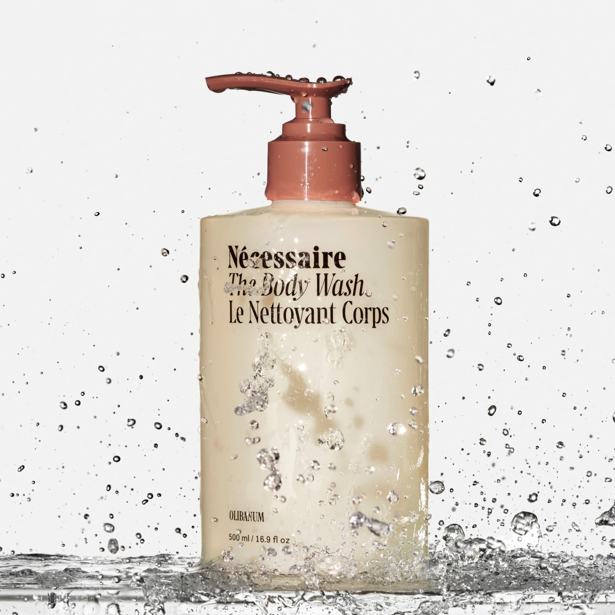 Nécessaire The Body Wash Eucalyptus — Multi-Oil Shower Gel Body Wash for Women + Men. Non-Comedogenic + Hypoallergenic for Sensitive Skin with Niacinamide. 500ml/16.9 fl oz