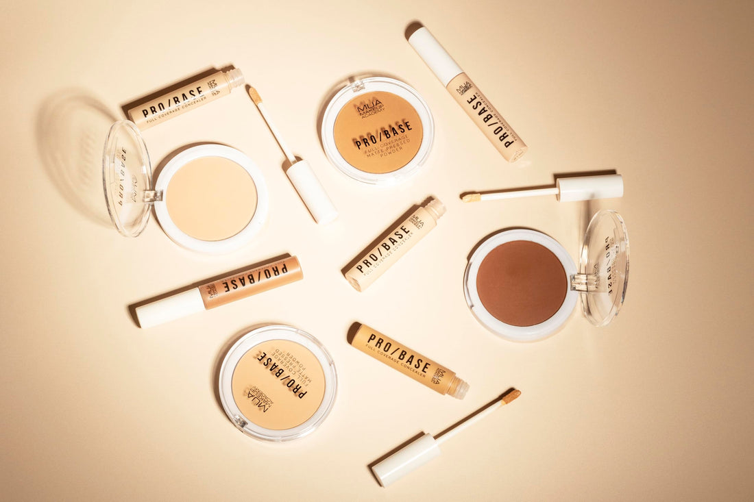 MUA Makeup Academy Pro/Base Full Coverage Concealer, Lightweight & Long-Lasting, Shade #110, 9.5 g - Vegan & Cruelty Free Halalzen