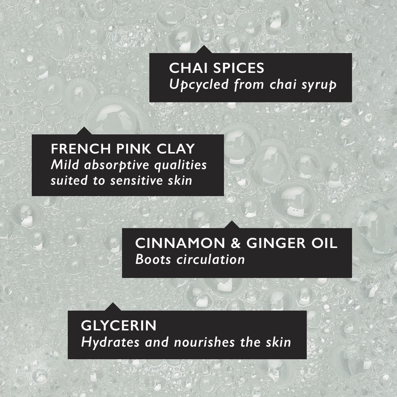 UpCircle Cinnamon + Ginger Chai Soap Bar 100g - Certified Organic Vegan Cleanser For Face And Body - French Pink Clay + Glycerin Reducing Redness + Irritation - Natural, Cruelty-Free + Palm Oil Free Halalzen