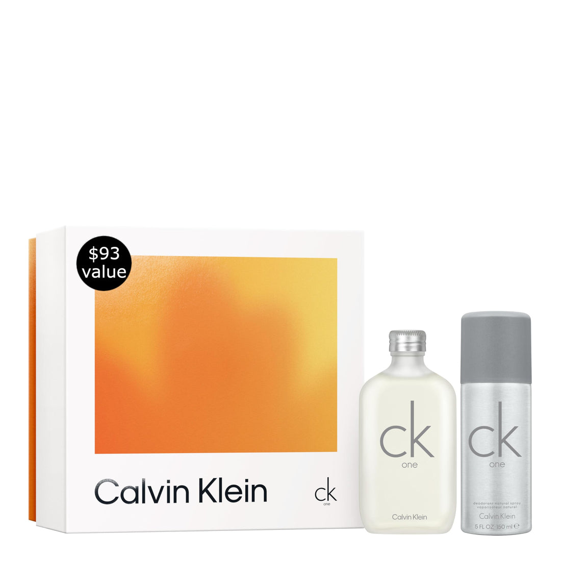 Calvin Klein CK One Eau de Toilette – Parfum unisexe agrumes – Avec des notes de thé vert, bergamote, cardamome, violette et ambre – Parfums de luxe unisexes – Parfum longue durée
