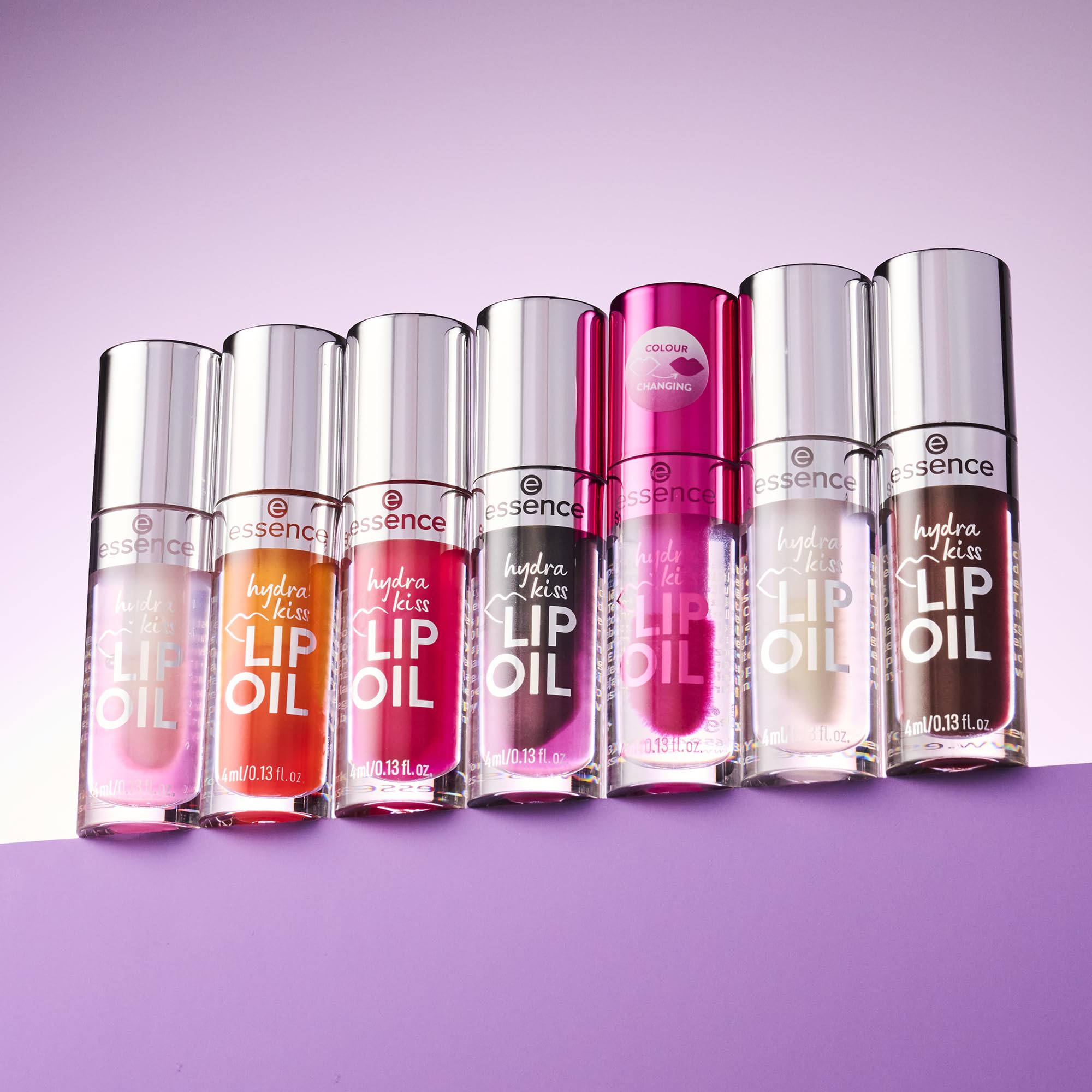essence hydra kiss LIP OIL, moisturizing/hydrating, caring, with oils, shiny, dewy (4ml)