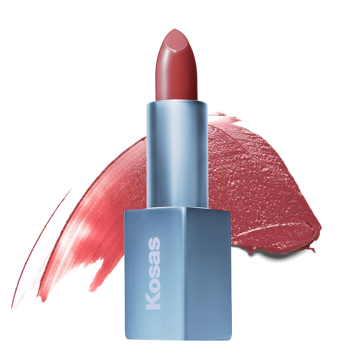 Kosas Weightless Lip Color Nourishing Satin Lipstick - High Impact Lip Color with Clean Formula - Comfy Feel & Soft Finish - Fantasy Life