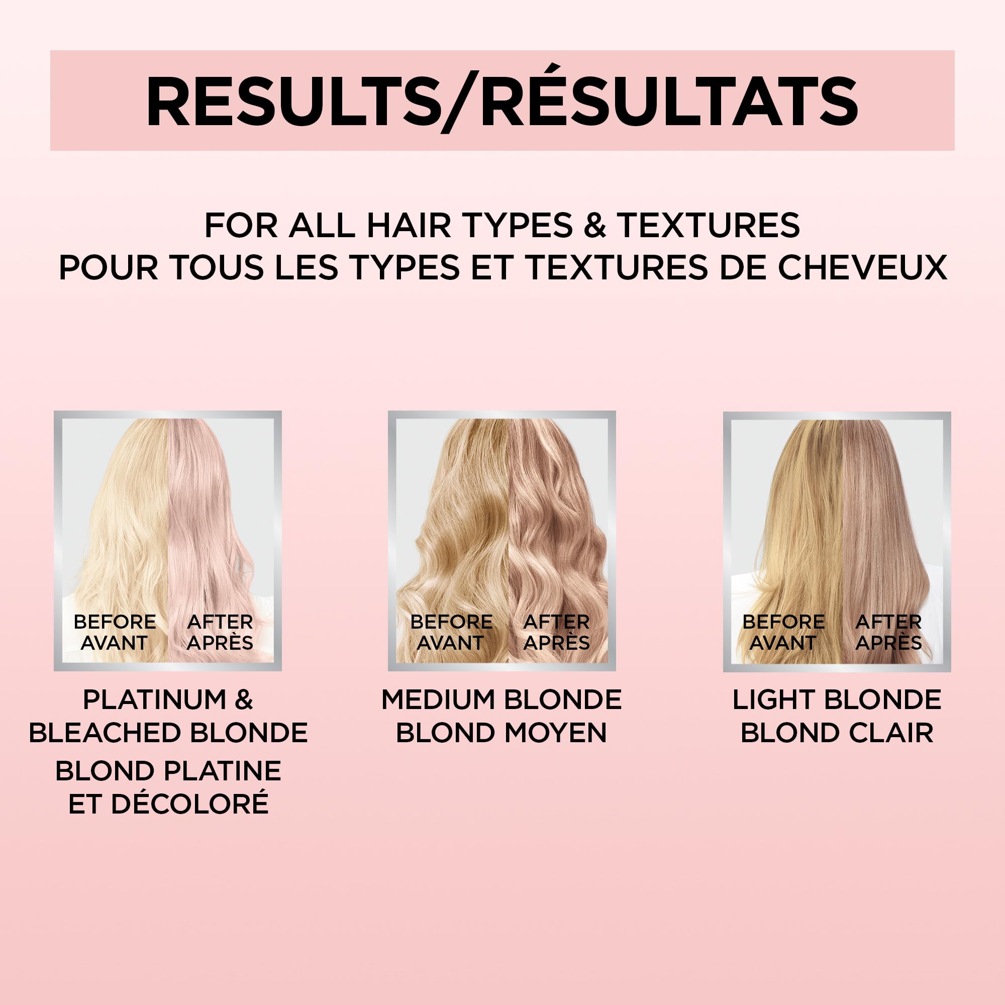 L’Oreal Paris Le Color Gloss One Step In-Shower Toning Hair Gloss for Bleached Hair, Neutralizes Brass, Conditions & Boosts Shine, Platinum Pearl, 4 Ounce