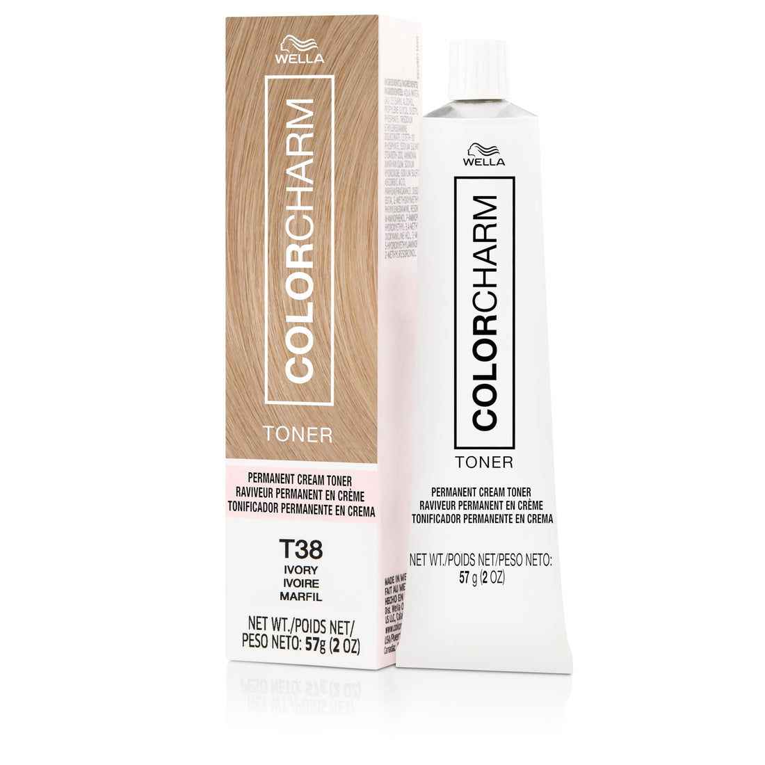 COLORCHARM Permanent Crème Hair Toner | Free of Animal-Derived Ingredients, Parabens Free & Gluten Free | 2 oz