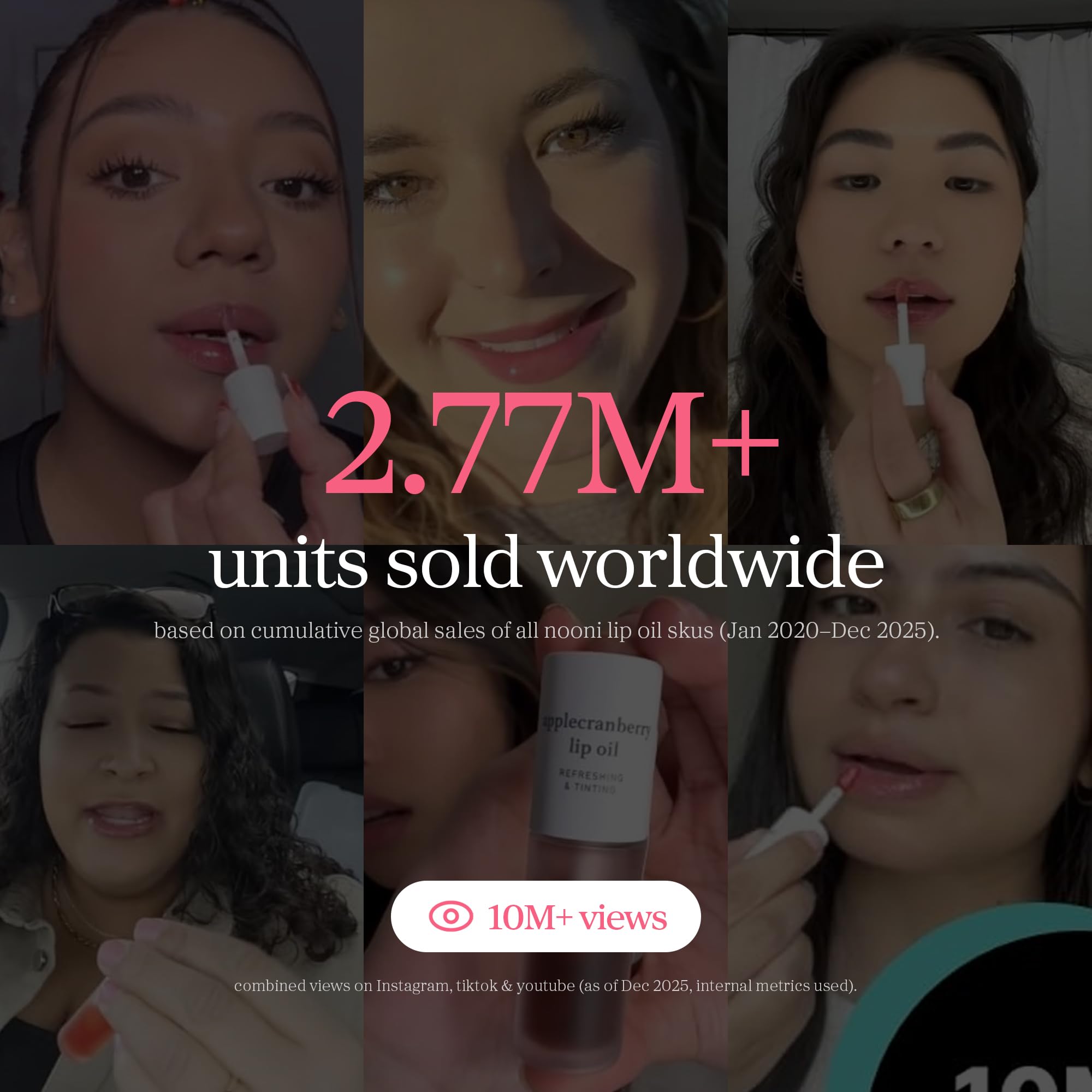 NOONI Korean Lip Oil - Applepeony | Long-Lasting, Moisturizing, Plumping, Revitalizing for Dry Lips, Waterproof, No Peel Off, Hydrating Lip Stain, Stocking Stuffers, Cute Stuff, 0.12 FL Oz Halalzen