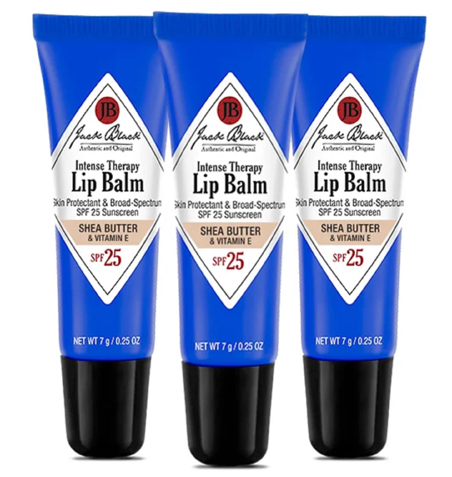 Jack Black Intense Therapy Lip Balm, 0.25-Oz. – SPF 25 Sun Protection, Lip Moisturizer, Hydrating Lip Balm with SPF, Lip Sunscreen Halalzen