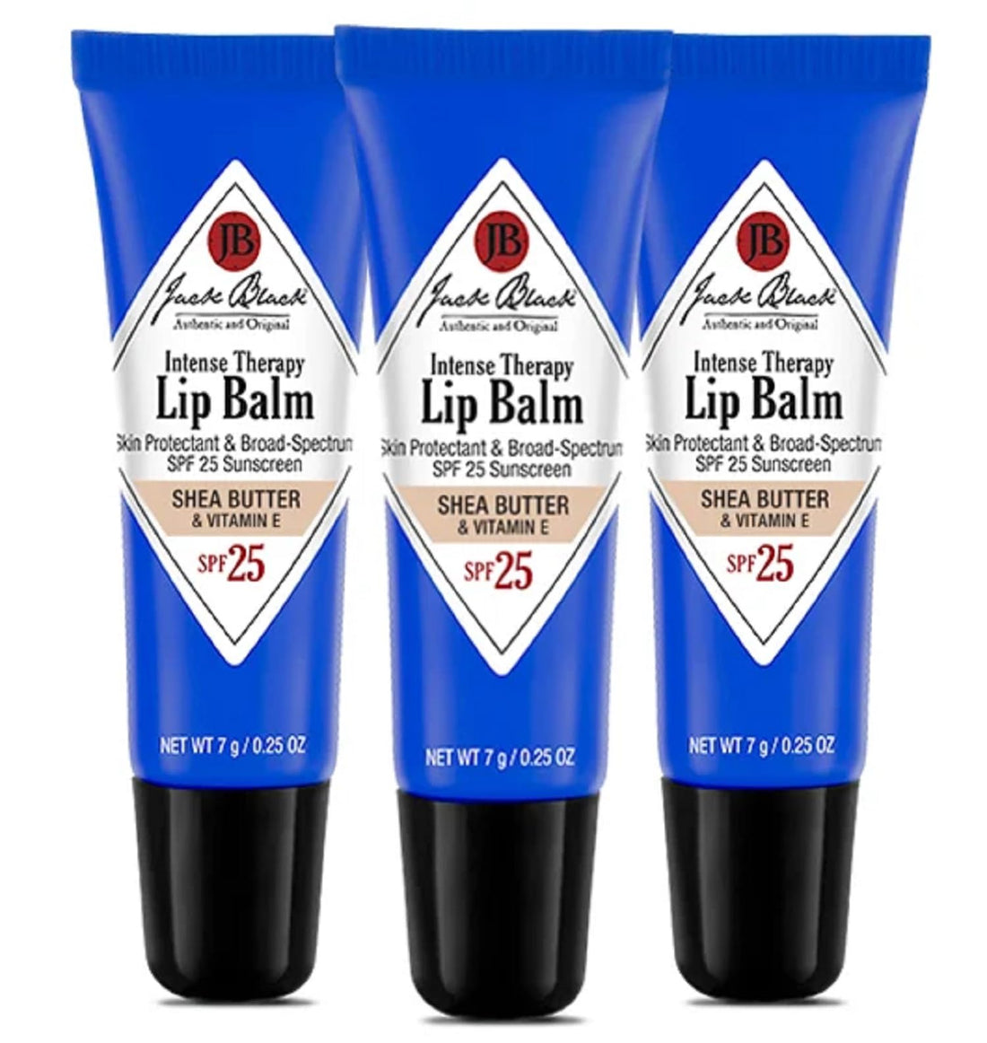 Jack Black Intense Therapy Lip Balm, 0.25-Oz. – SPF 25 Sun Protection, Lip Moisturizer, Hydrating Lip Balm with SPF, Lip Sunscreen Halalzen