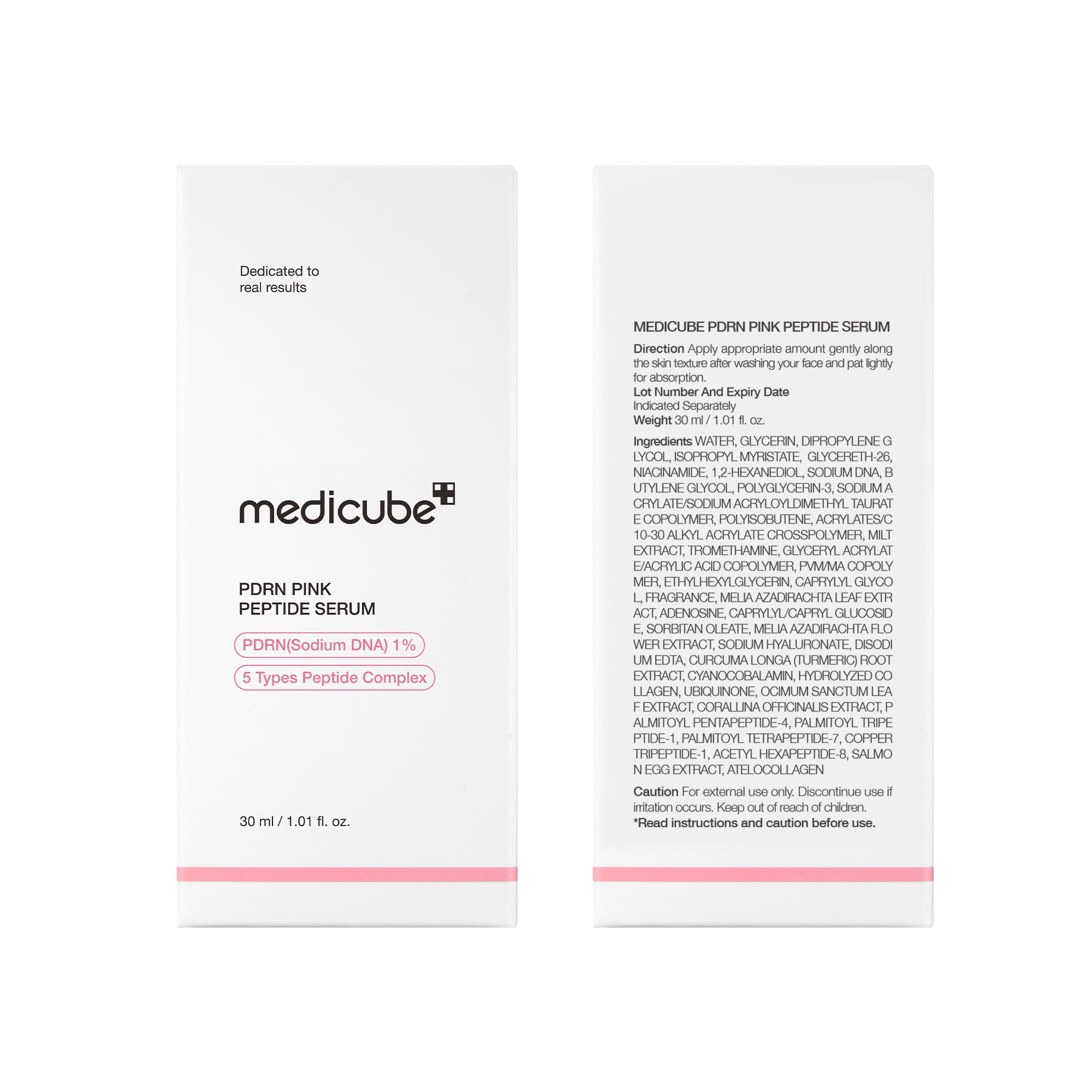 medicube PDRN Pink Peptide Serum with Salmon DNA | Pink Glow Serum with Peptides & Niacinamide for Hydration & Firm-Looking Skin | Uneven Tone Care | Korean Skincare, 1.01 fl. Oz Halalzen