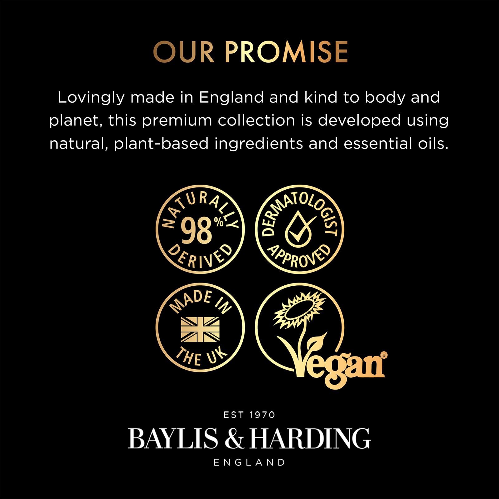 Baylis & Harding Goodness Oud, Cedar and Amber Body Wash, 500 ml (Pack of 3) - Vegan Friendly