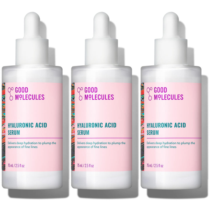 Good Molecules Hyaluronic Acid Serum - 1% Hyaluronic Acid Non-greasy Ultra Hydrating Serum, Facial Moisturizer for Plumper Skin, Skin Care for Face Halalzen