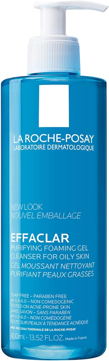 La Roche Posay Effaclar Purifying Foaming Gel for oily sensitive skin 400ml Halalzen