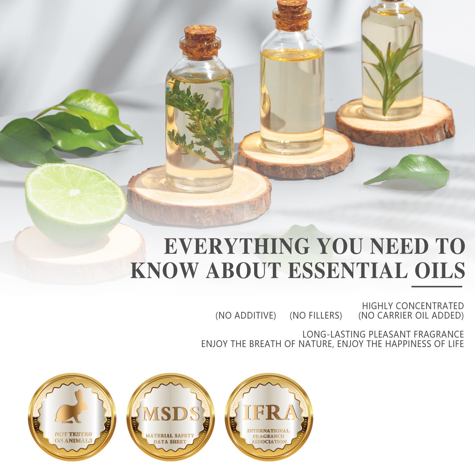 MAYJAM Sandalwood Essential Oils 100ML, Sandalwood Oil for Diffuser, Humidifier, DIY, Home, Office