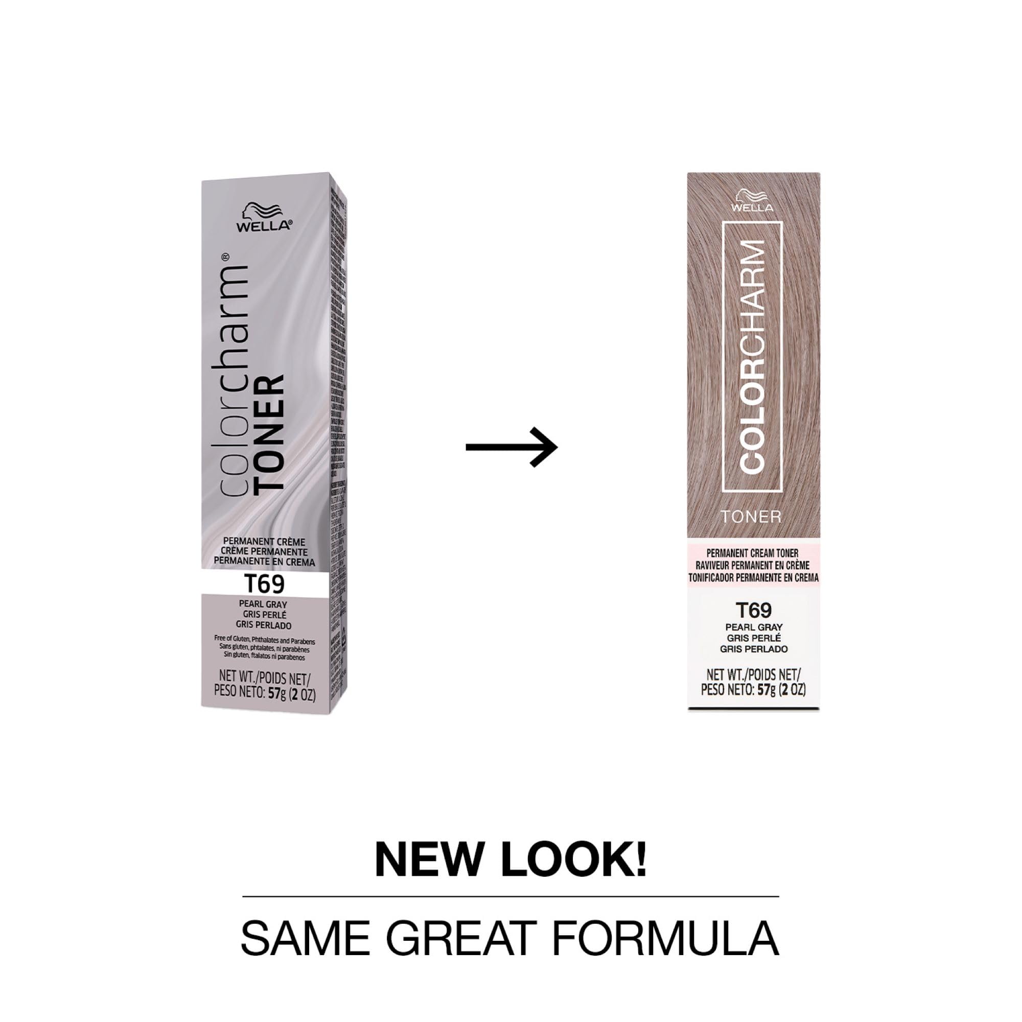 COLORCHARM Permanent Crème Hair Toner | Free of Animal-Derived Ingredients, Parabens Free & Gluten Free | 2 oz