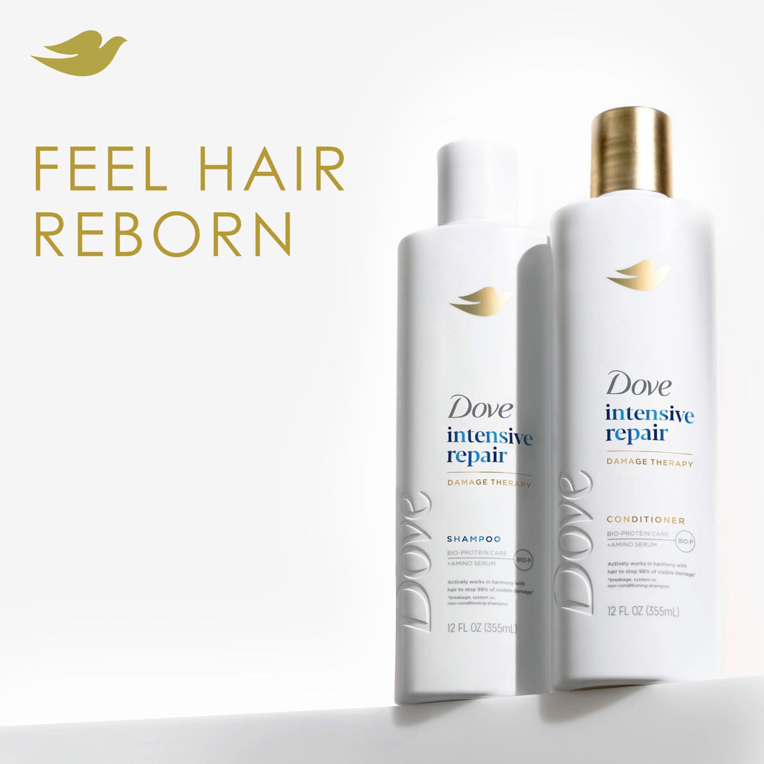 Dove Conditioner Intensive Repair for Damaged Hair with Bio-Protein Care Technology and Amino Serum 28 Fl Oz Halalzen