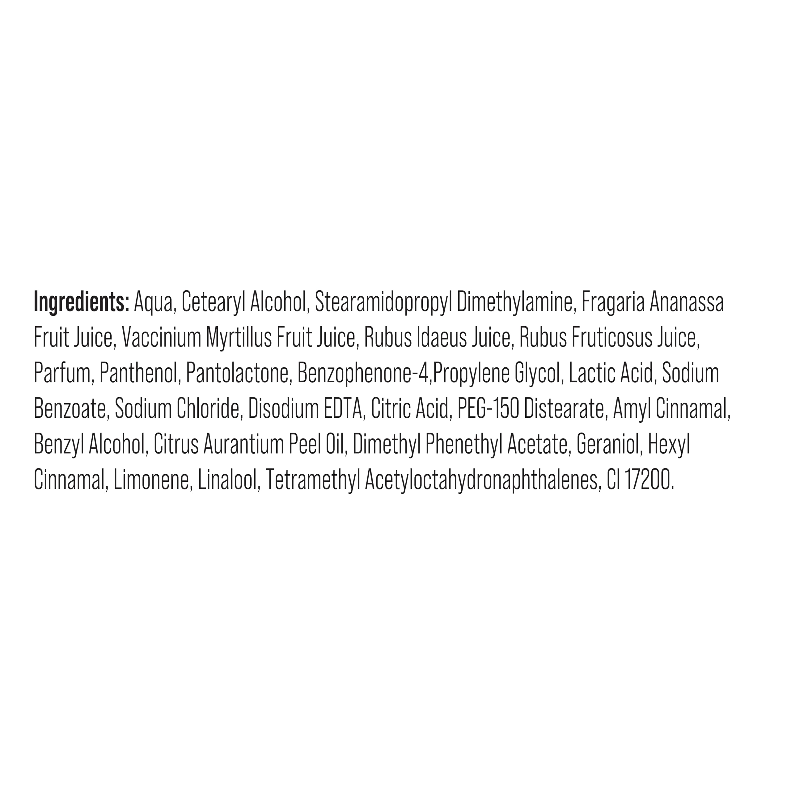 Alberto Balsam Sunkissed Raspberry Conditioner, 300ml - 24HR Fragrance - Pro-Vitamin B5 - Silicone Free