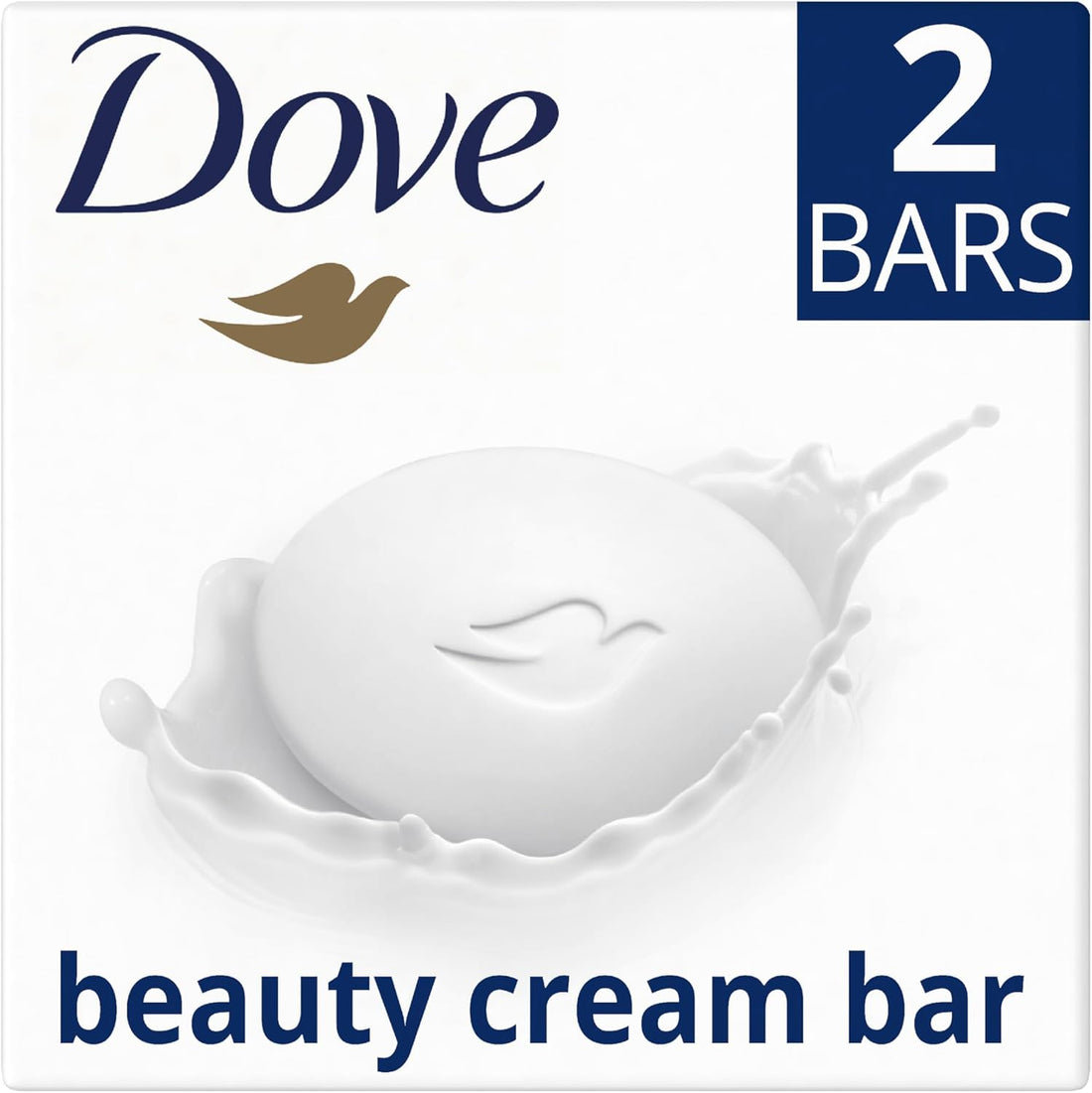 Dove Original Beauty Bar Soap with ¼ moisturising cream for softer, smoother, healthier-looking skin 2x 90 g Halalzen