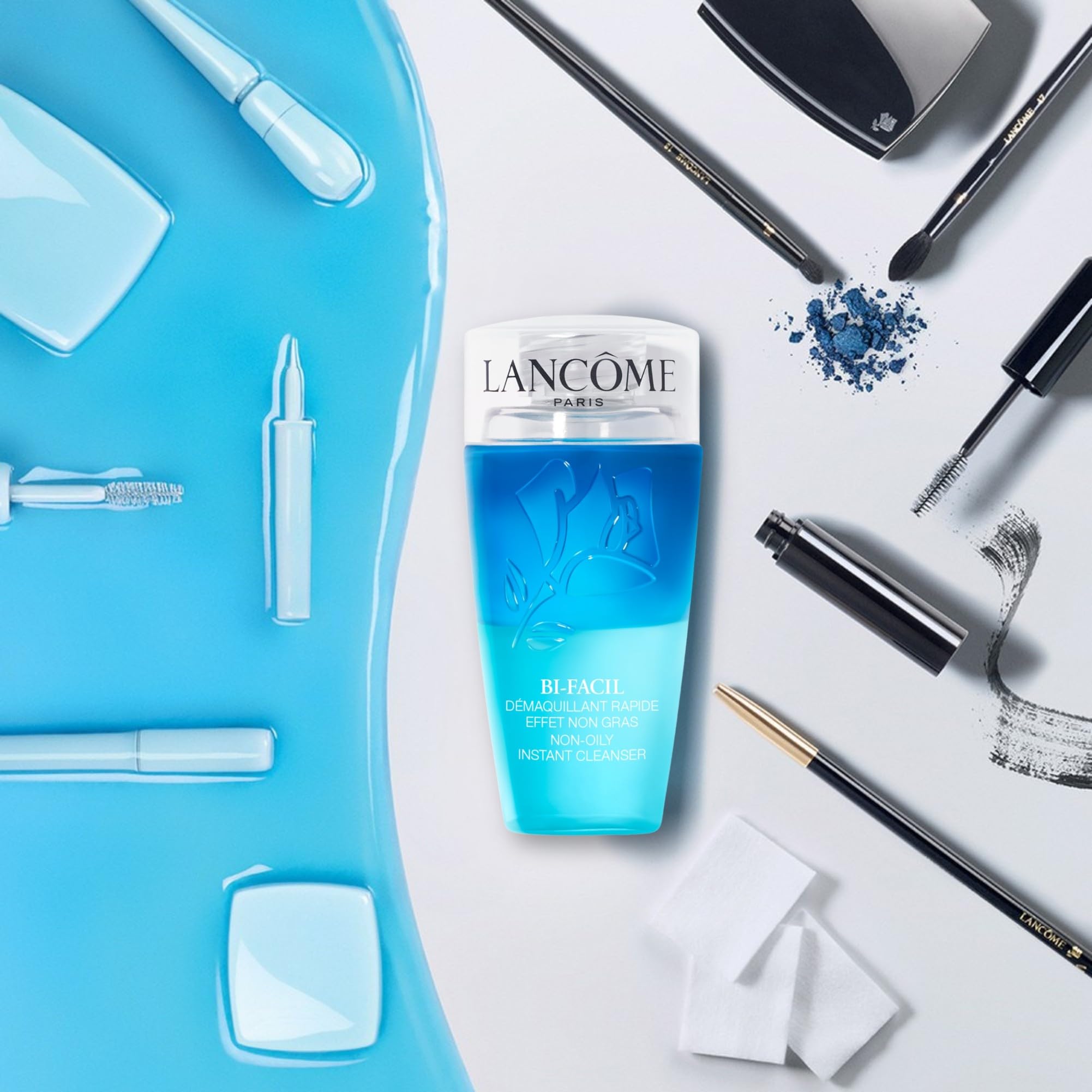 Lancôme Bi-Facil Eye Makeup Remover, Non-Oily, Bi-Phase, Dissolves Waterproof Mascara, Instant Action, Gentle for Sensitive Eyes, Effortlessly Removes Make-up Halalzen