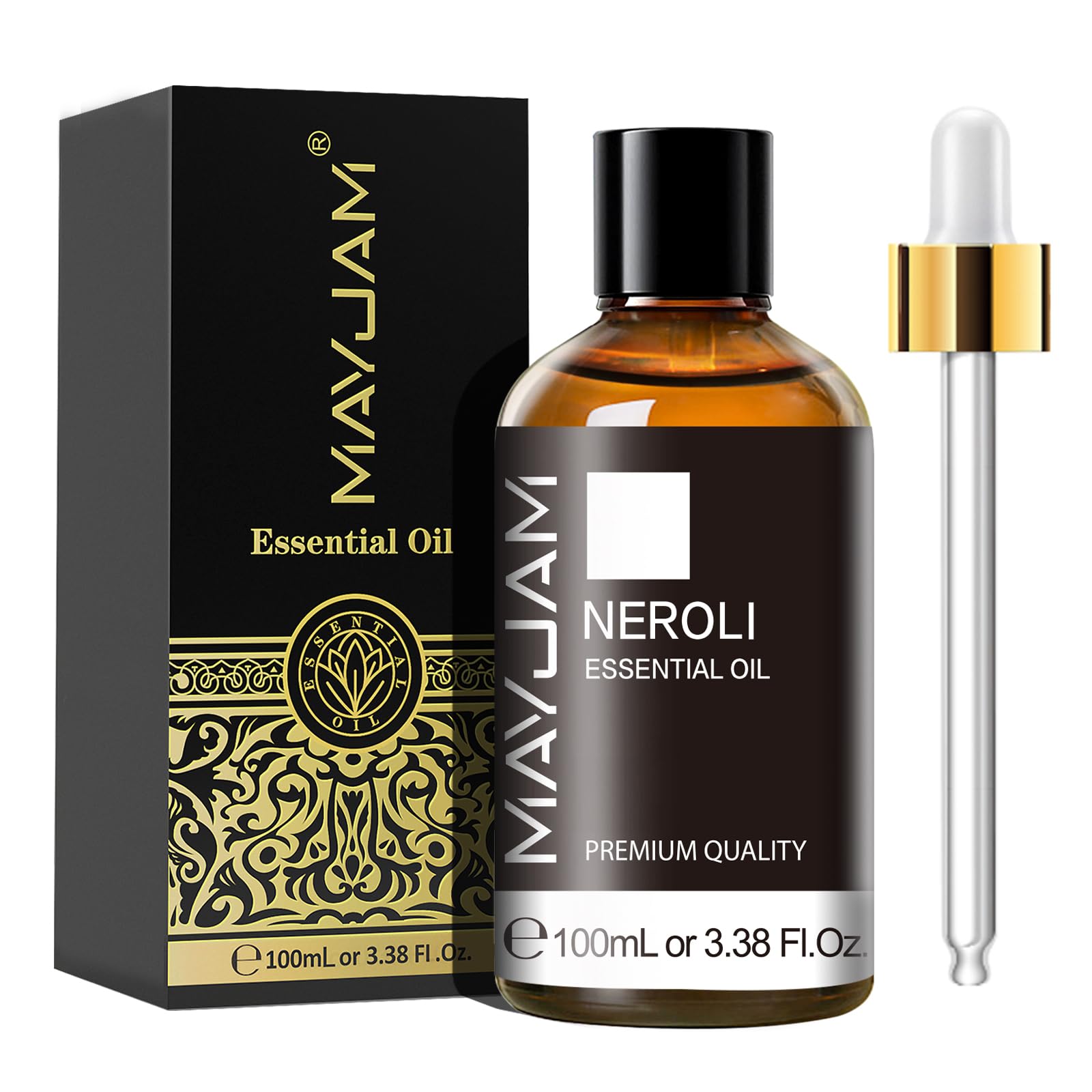 MAYJAM Sandalwood Essential Oils 100ML, Sandalwood Oil for Diffuser, Humidifier, DIY, Home, Office