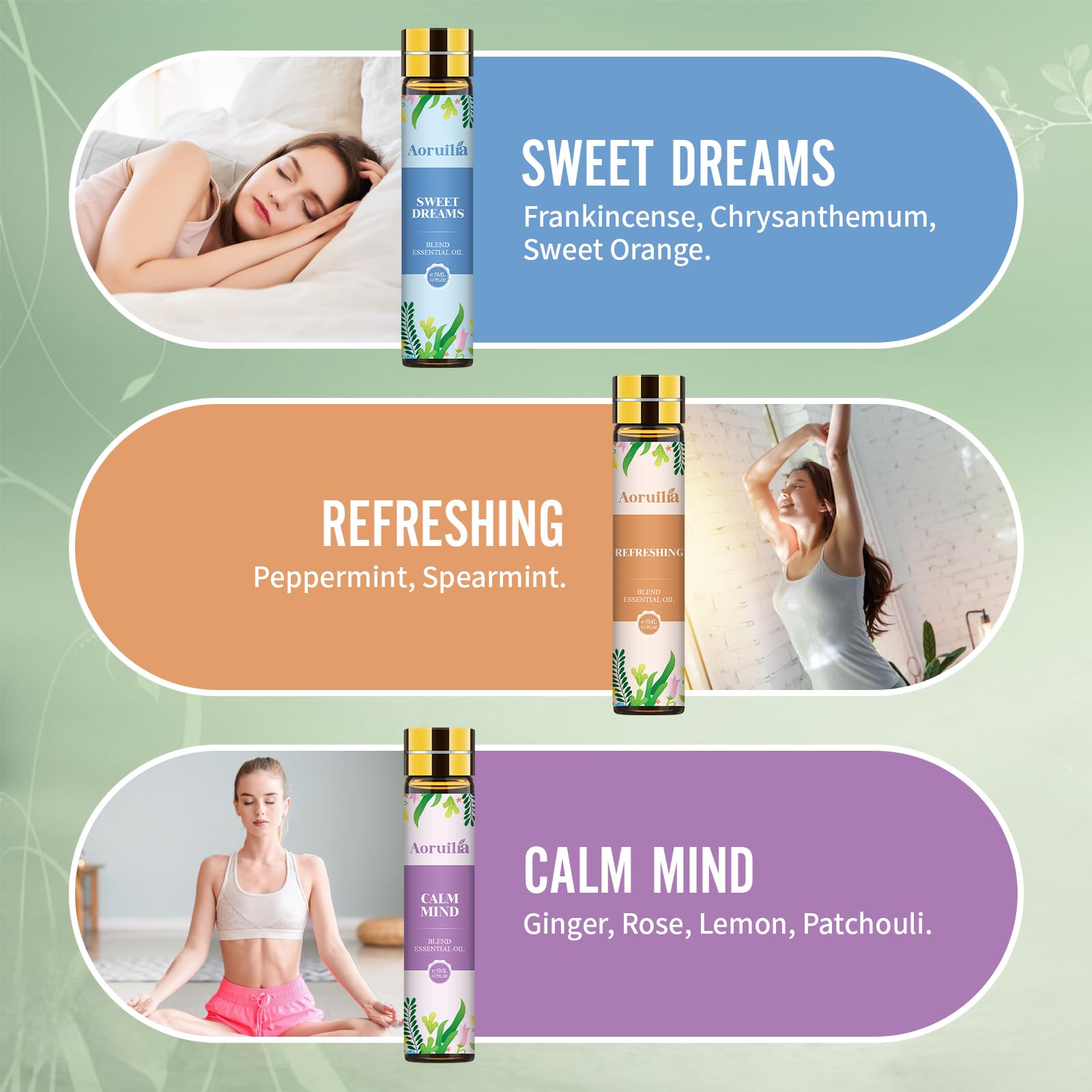 Clean Essential Oils Set 6 x 10ml, Laundry Fragrance Oils for Diffusers, Soap Making - Eucalyptus & Cotton, Bergamot Black Tea, Cardamom & Cedar, Baby Powder, Clean Breeze, Fresh Linen