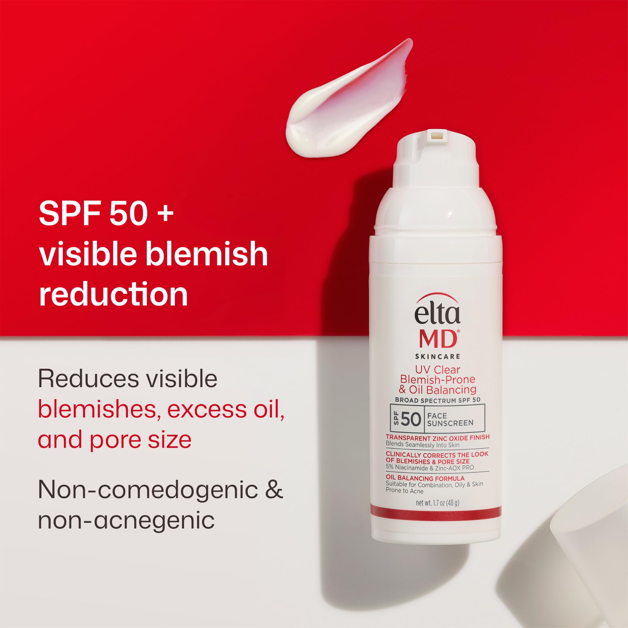 EltaMD UV Clear Face Sunscreen, Oil Free Sunscreen for Sensitive Skin with Zinc Oxide, Dermatologist Recommended Halalzen
