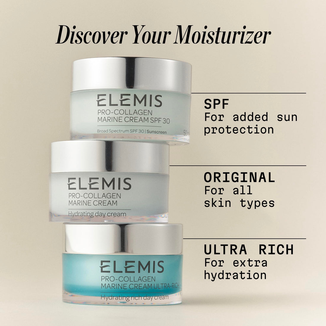 ELEMIS Pro-Collagen Marine Cream SPF 30, Lightweight Anti-Wrinkle Daily Facial Moisturizer Halalzen