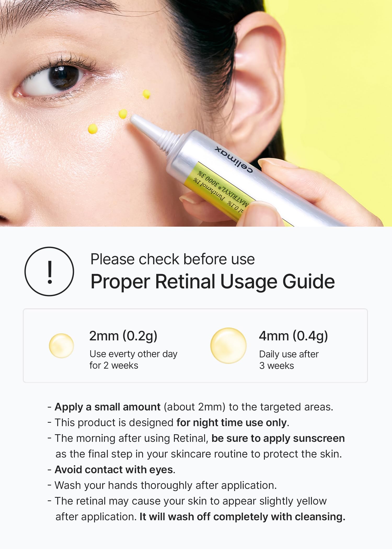celimax The Vita A Retinal Shot Tightening Booster | 0.1% Retinal, 3% Matryxyl, High-Strength Retinoid for Anti-Aging, Pore Minimizer, Wrinkles & Fine Lines, Firmer Skin, 15ml, Mothers Day Gift Halalzen