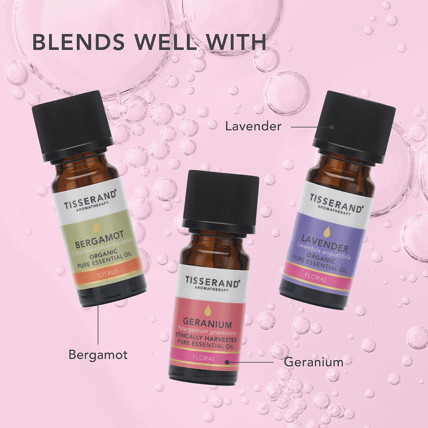 Tisserand Aromatherapy,Lavender - Organic Essential Oil,Massage Oil, Aromatherapy Oil, Skin Oil, Oil for Diffuser,100% Pure Essential Oil - 9ml