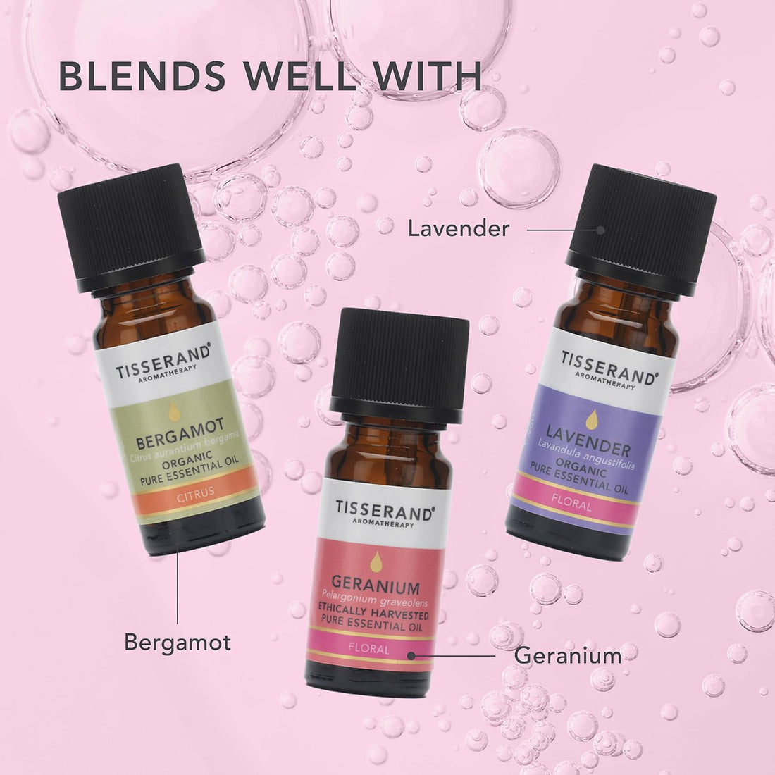 Tisserand Aromatherapy,Lavender - Organic Essential Oil,Massage Oil, Aromatherapy Oil, Skin Oil, Oil for Diffuser,100% Pure Essential Oil - 9ml
