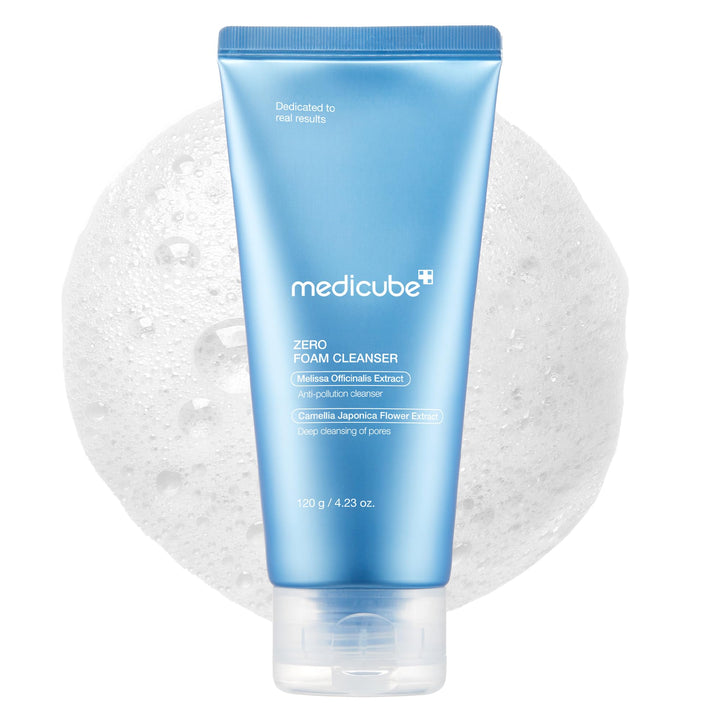 medicube Zero Foam Cleanser for Sensitive Skin - Sebum Control, Moisture Balance, and Pore Minimization | Korean Skincare 120g Halalzen
